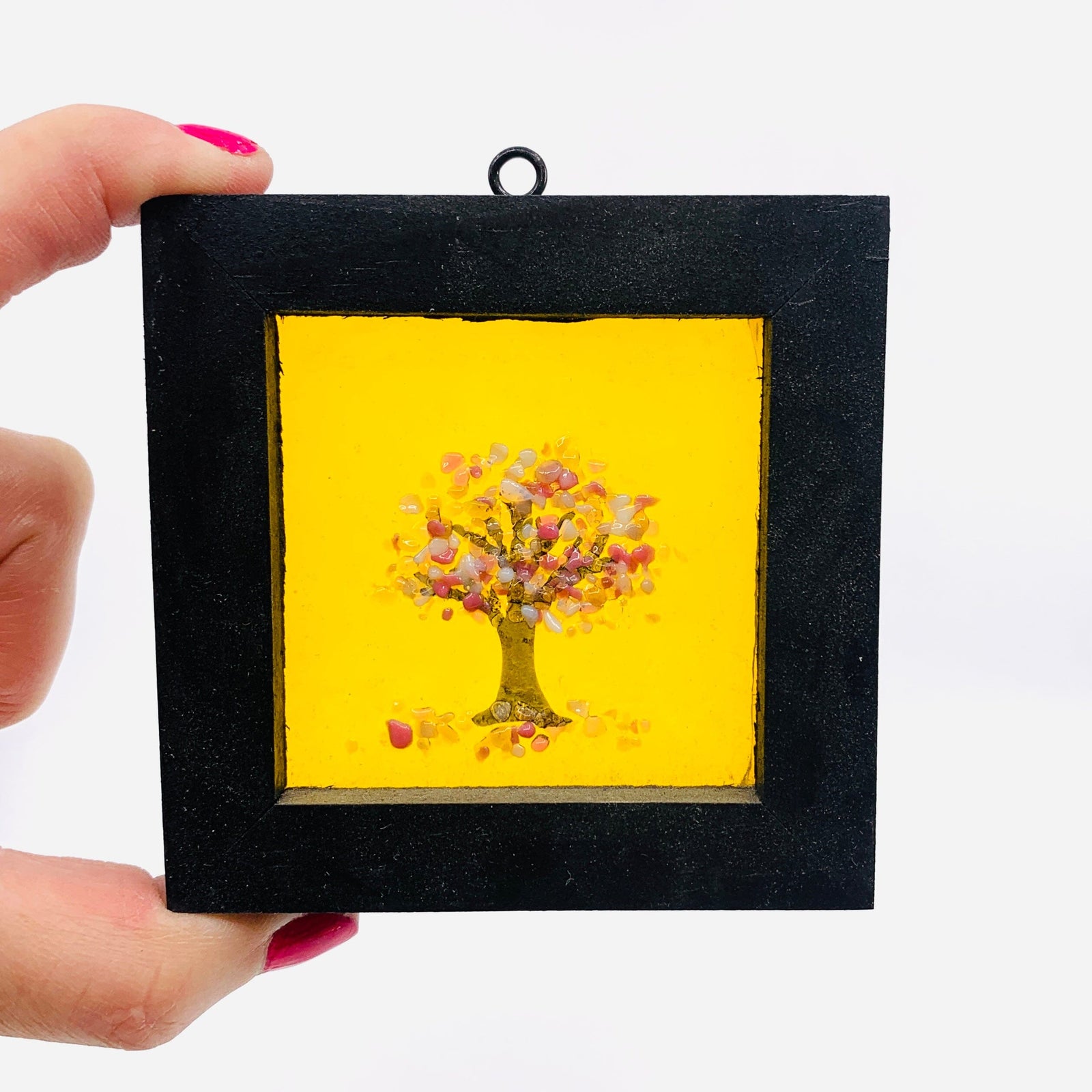 Fused Glass Tree of Life Shadow Box 53 Decor Glimmer Glass Gifts 