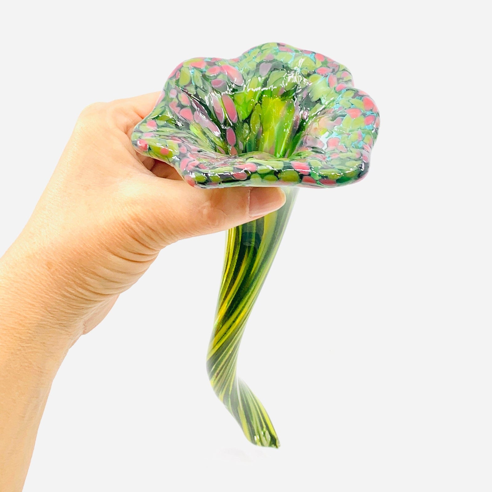 Pulled Glass Flower 65 Decor Luke Adams Glass Blowing Studio 