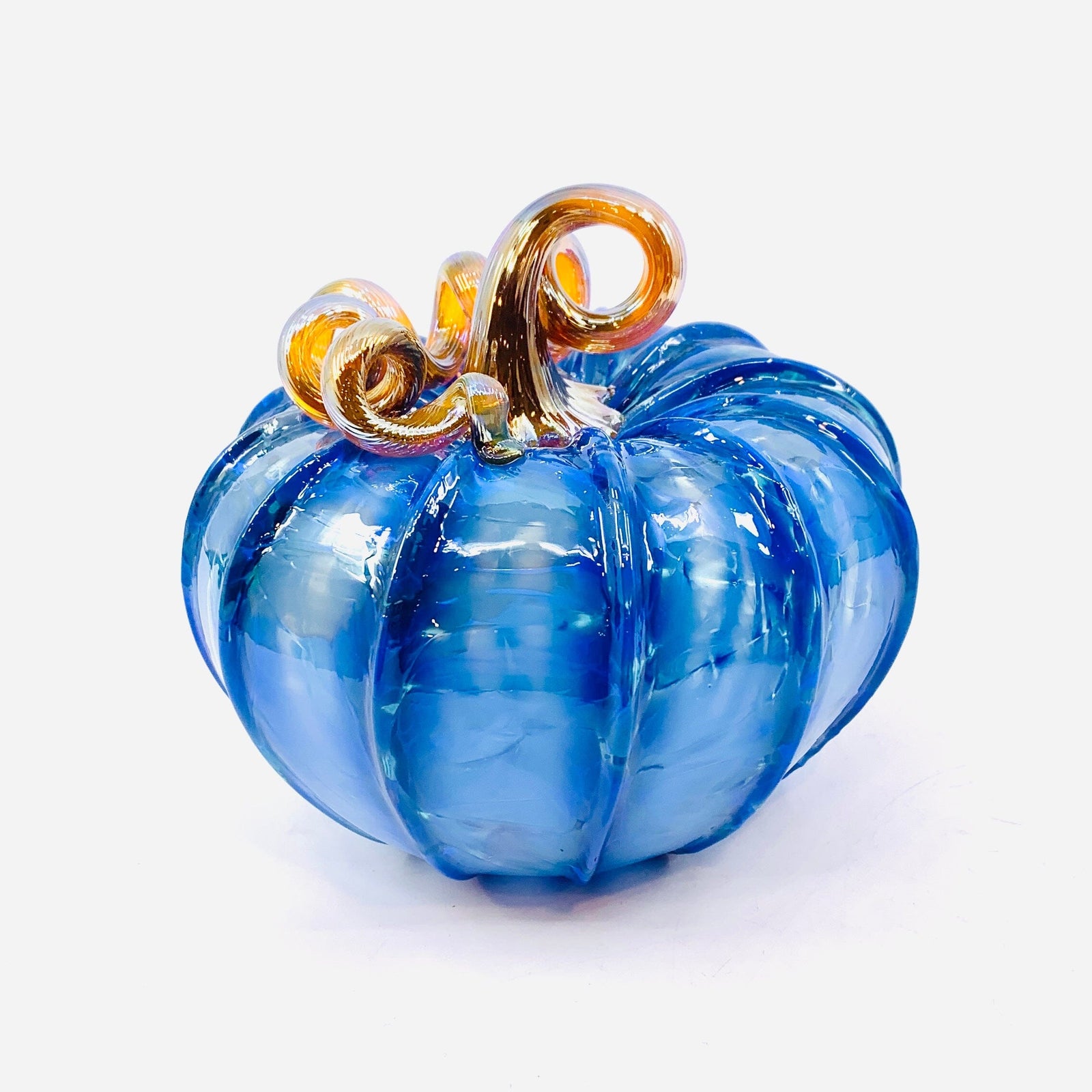 Daily Pumpkin 1536 Holiday Squat Gabby Luke Adams Glass Blowing Studio 