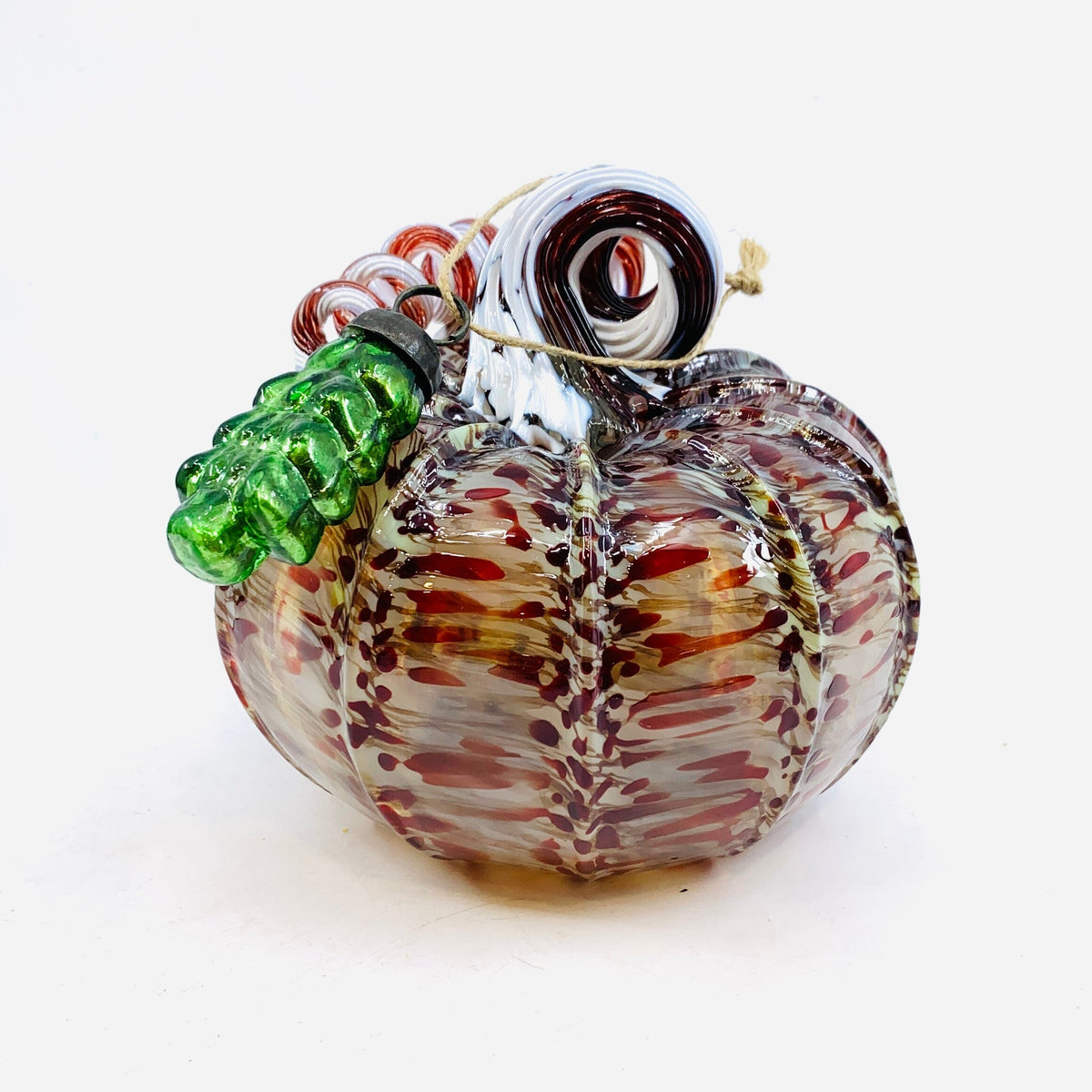 Daily Pumpkin 2135 Holiday Squat and Mercury Tree Ornament Gabby Luke Adams Glass Blowing Studio 