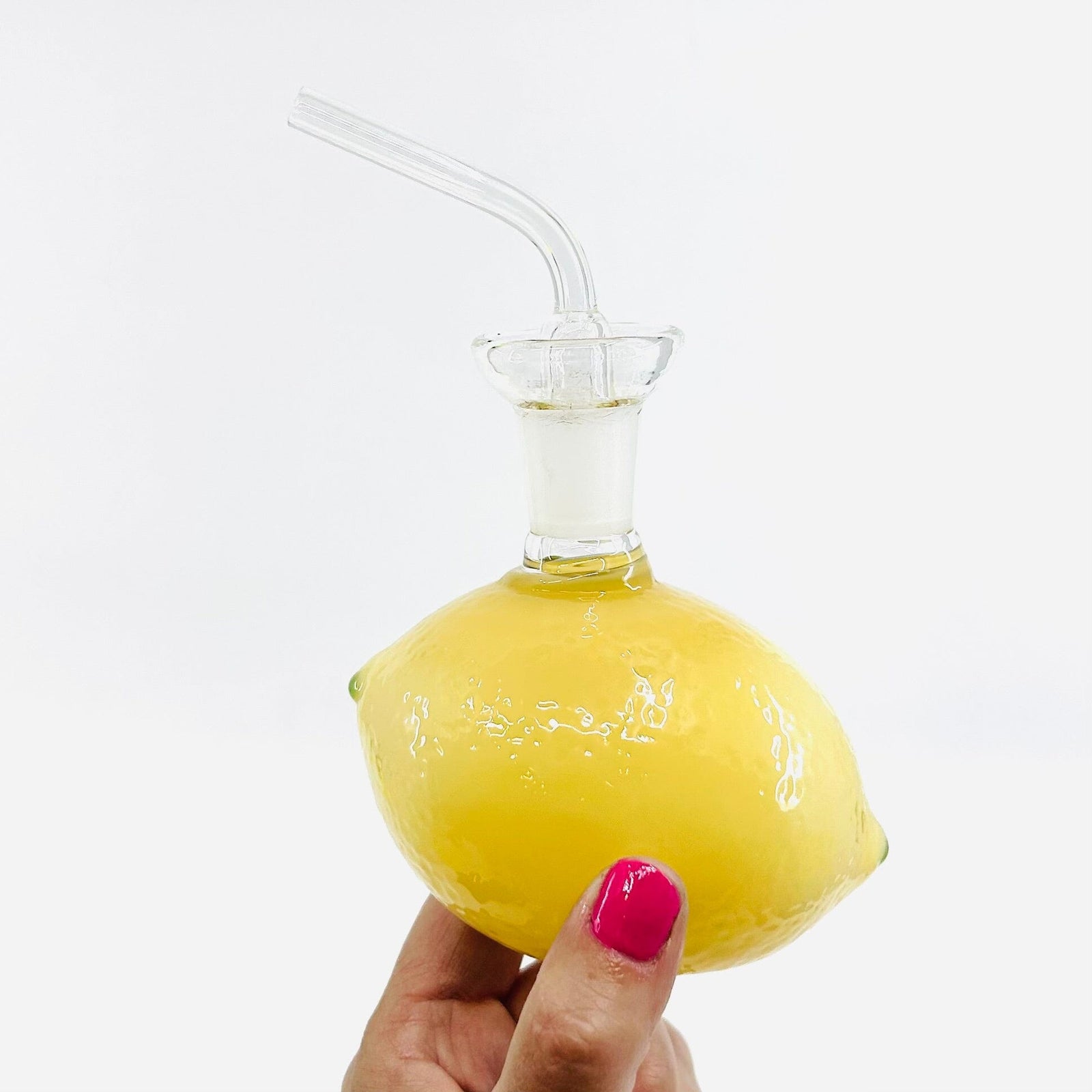 Glass Lemon Cruet Creative Co-op 