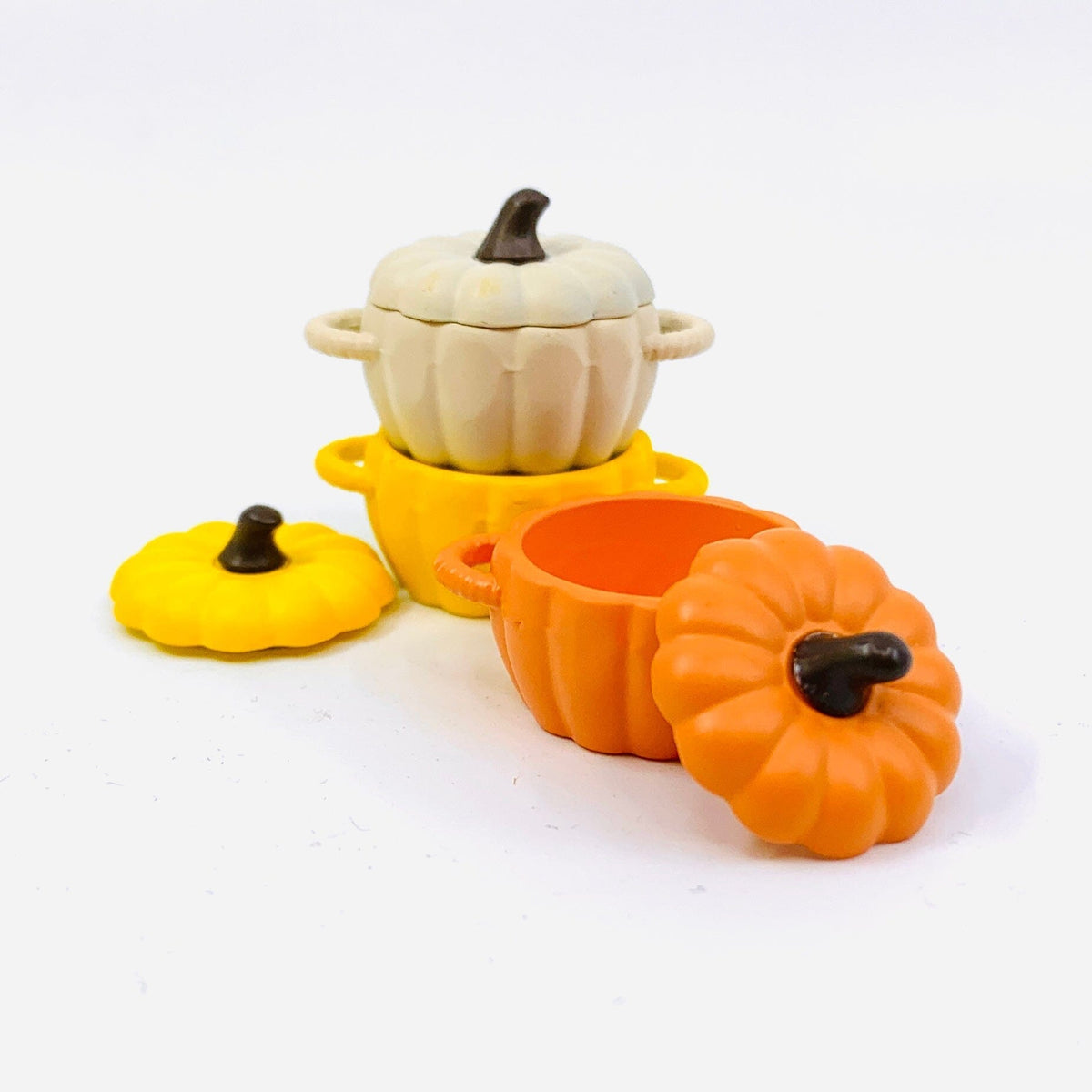 Miniature Pumpkin Soup Pot, Cream Miniature - 