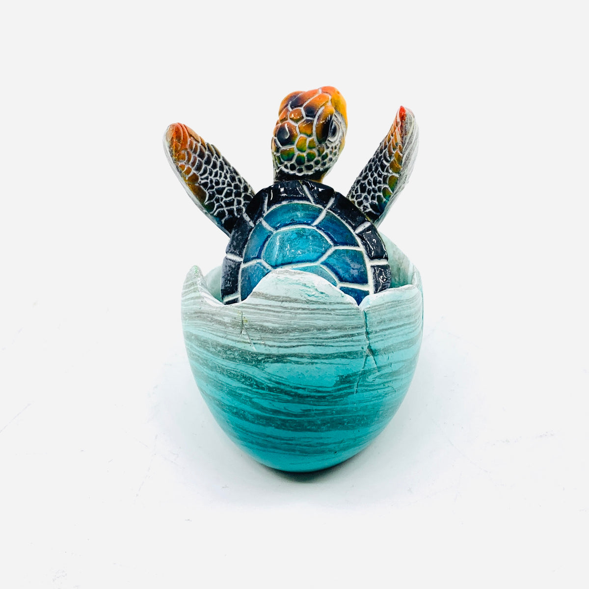 Blue Hatchling Bobble-Head Décor