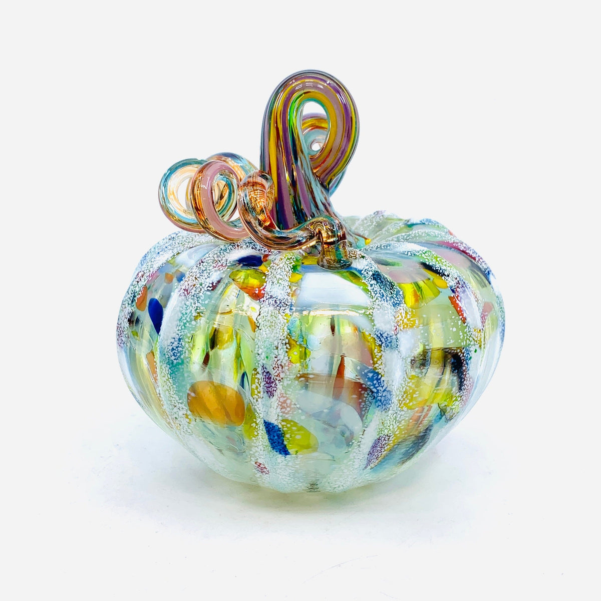 Daily Pumpkin 1748 Holiday Snowfall Squat Gabby Luke Adams Glass Blowing Studio 