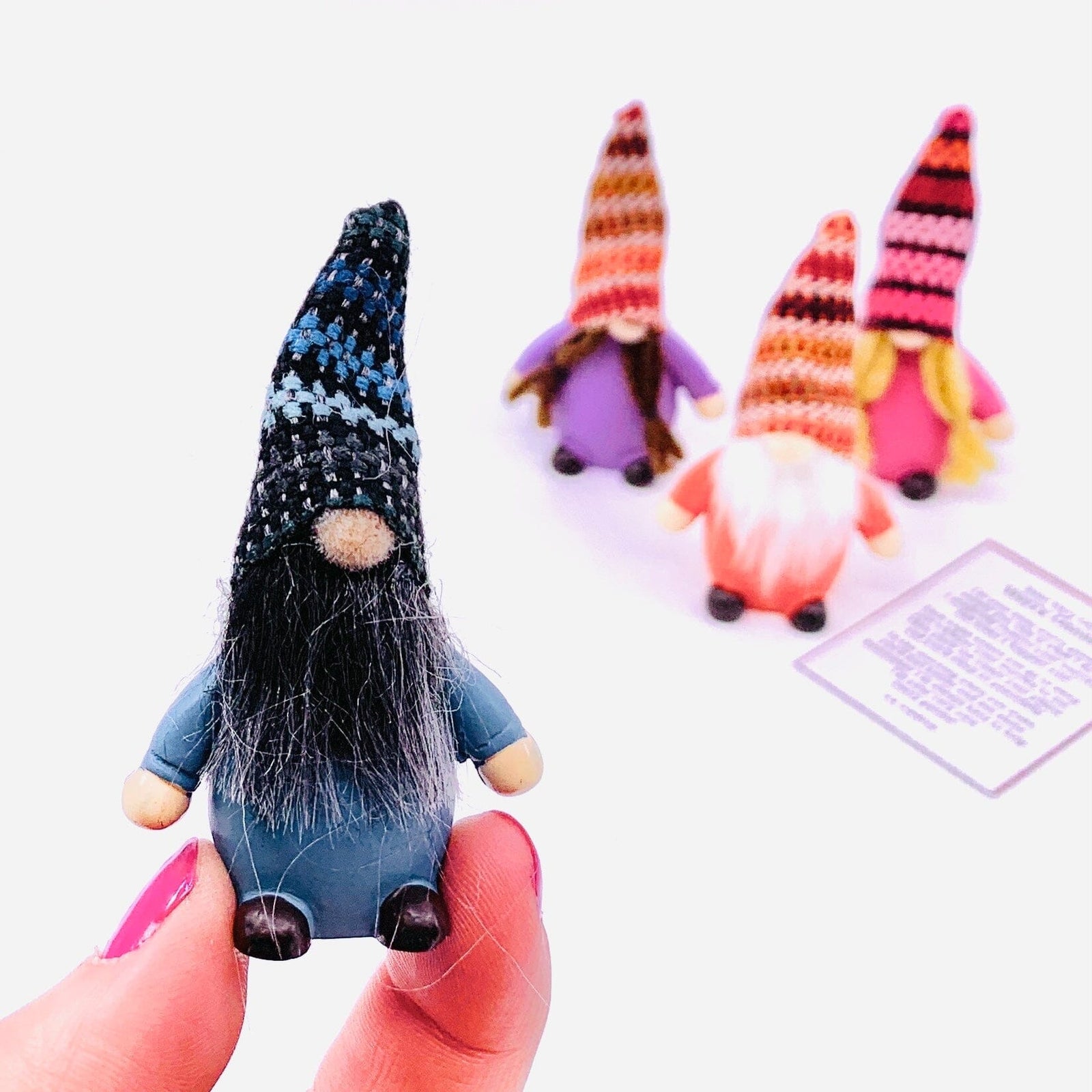 Your Very Own Worry Gnome PT63, Blue Miniature GANZ 