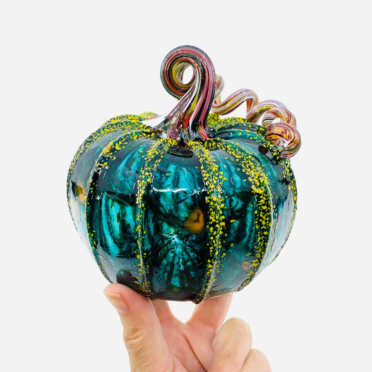Daily Pumpkin 2941 Squat Gabby Luke Adams Glass Blowing Studio 