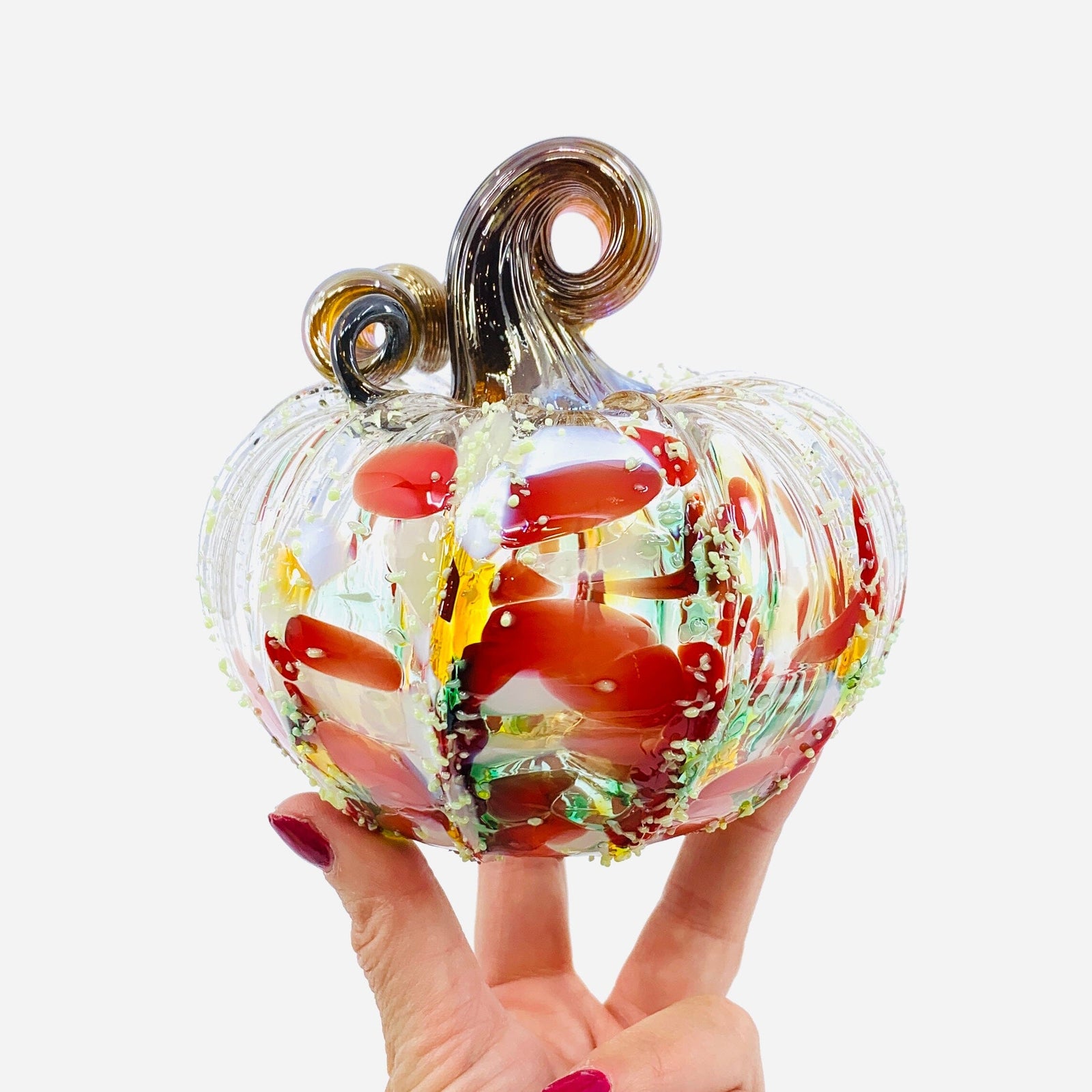 Daily Pumpkin 2089 Holiday Squat Gabby Luke Adams Glass Blowing Studio 