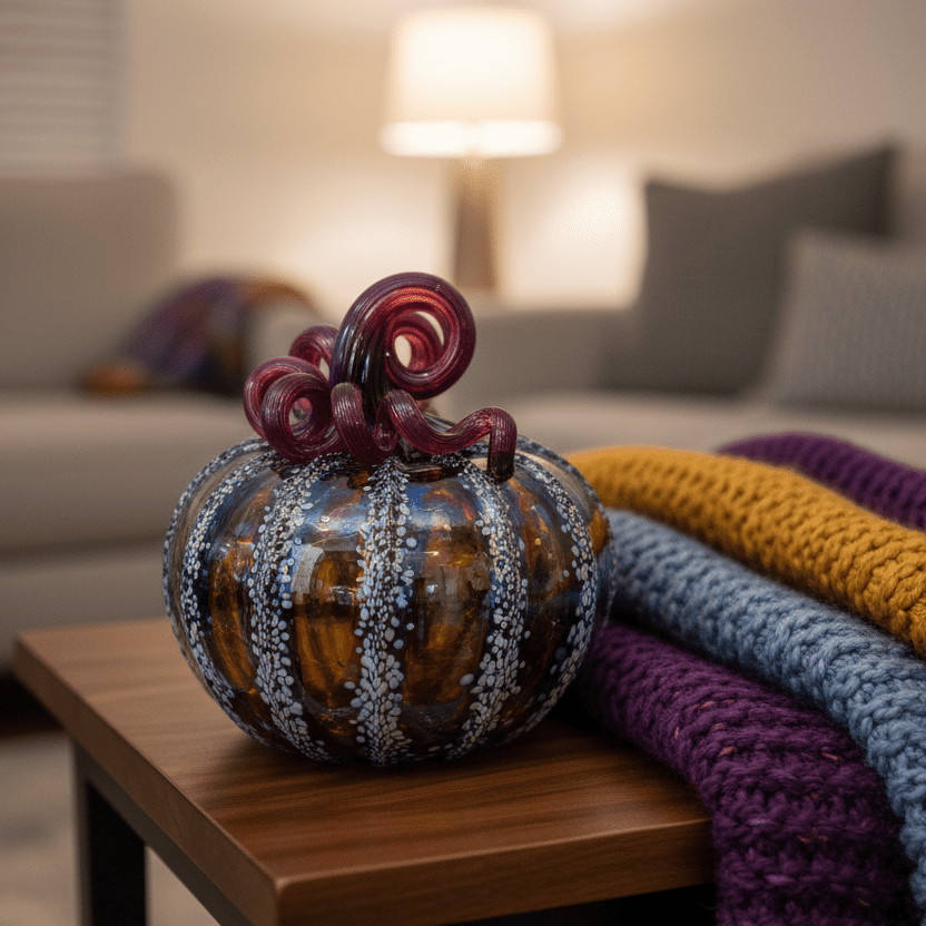 Daily Pumpkin 2016 Squat Gabby Luke Adams Glass Blowing Studio 