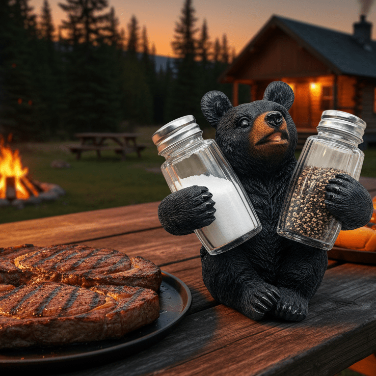 Bear Salt and Pepper Shaker Chesapeake Bay 