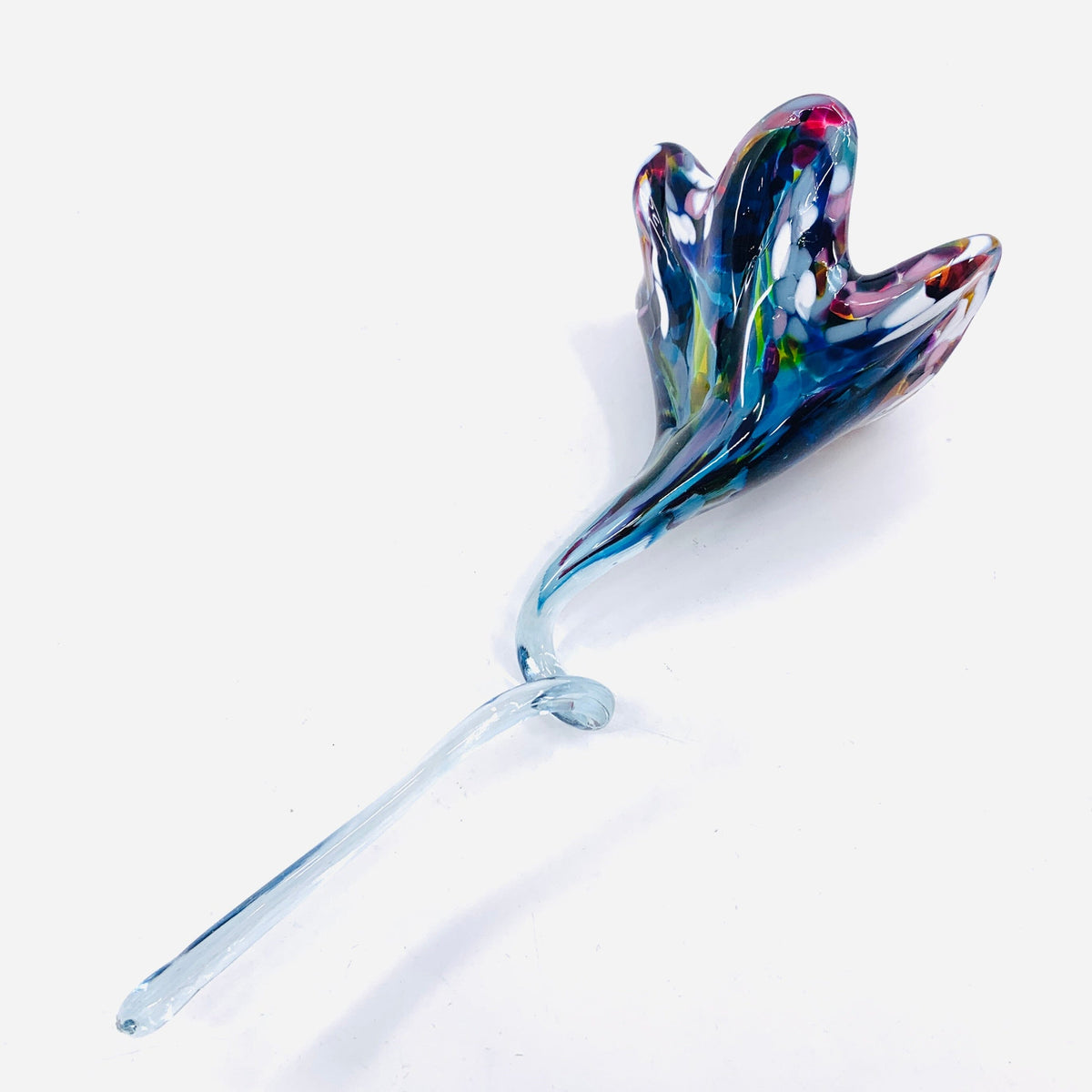 Pulled Glass Flower 37 Decor Luke Adams Glass Blowing Studio 