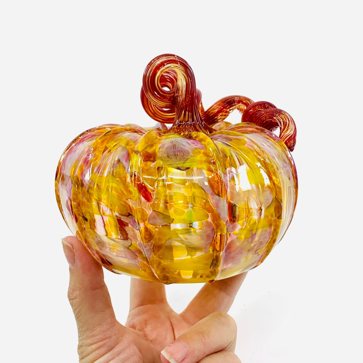 Daily Pumpkin 2925 Squat Gabby Luke Adams Glass Blowing Studio 