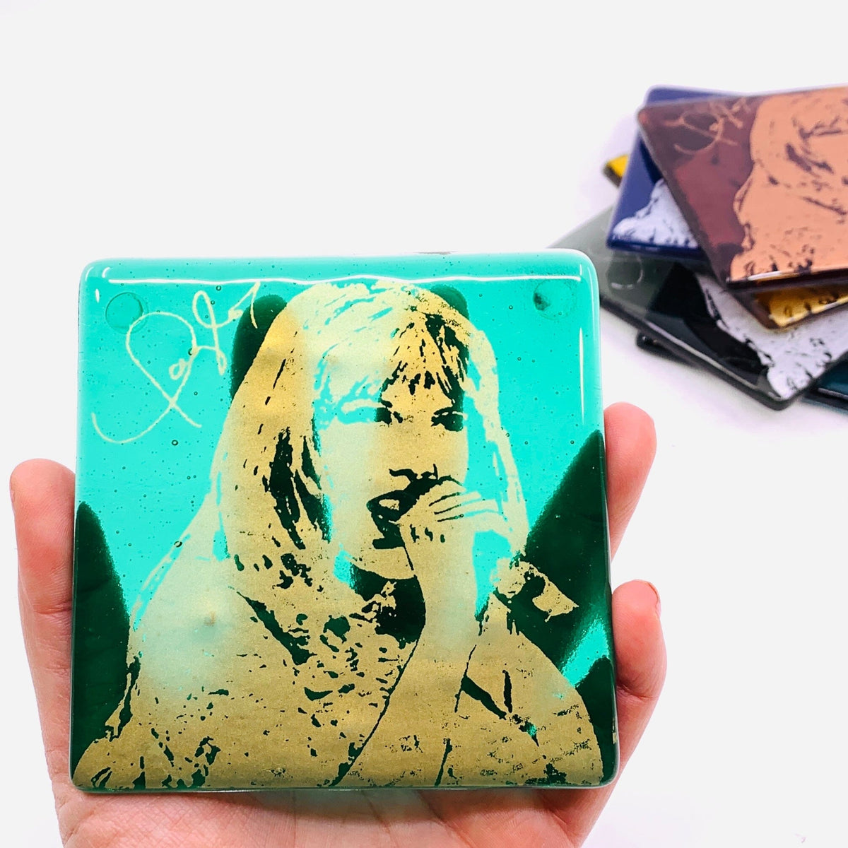 Taylor Made Swift Glass Coasters KiKu 