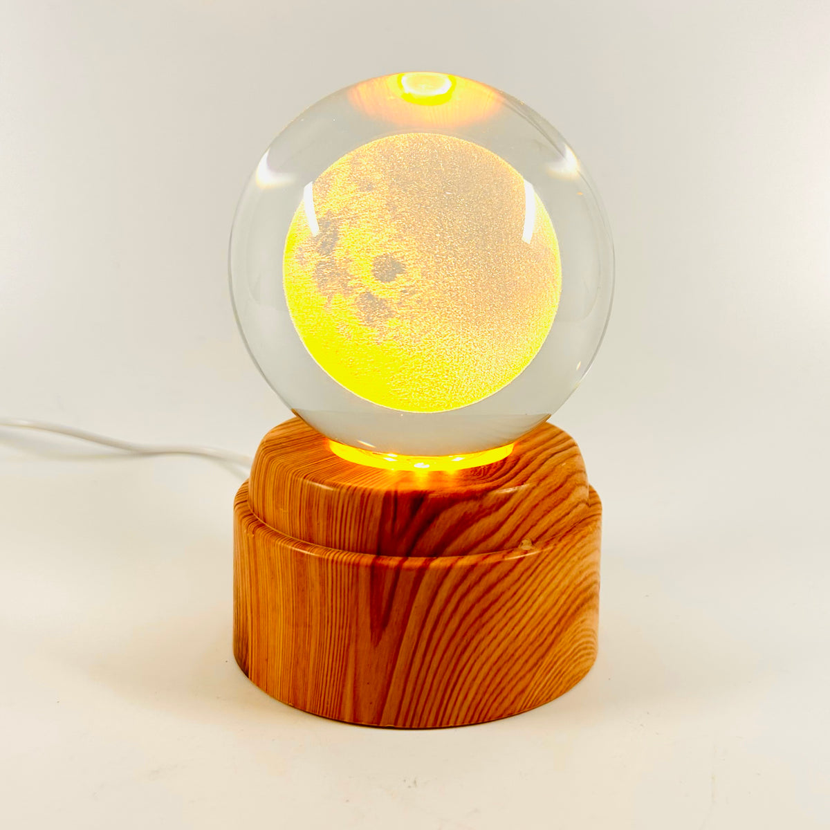 Moon  Rotating Crystal Ball Lamp