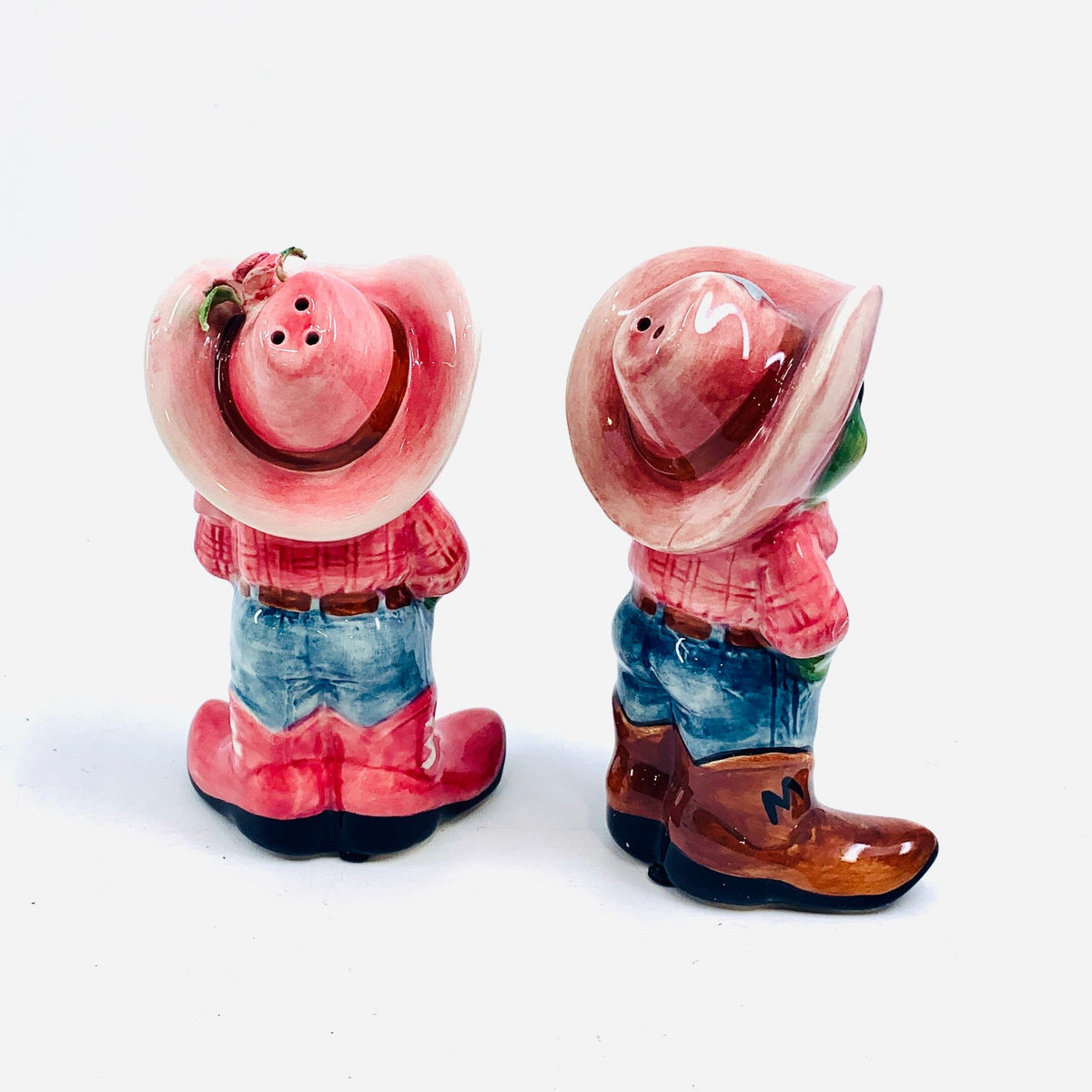 Cowgirl Salt and Pepper Shakers COSMOS 