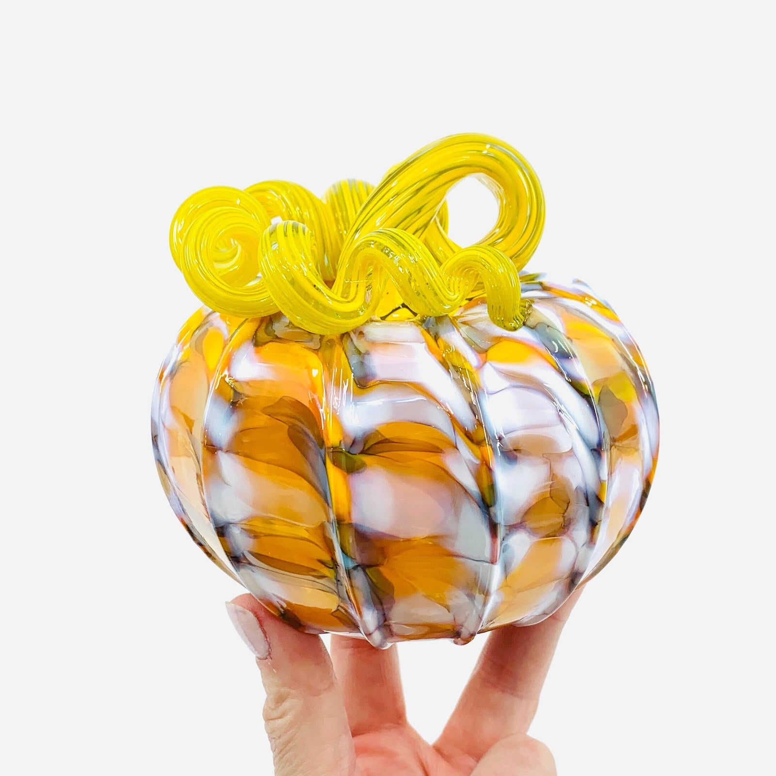 Daily Pumpkin 3790 Squat Gabby Luke Adams Glass Blowing Studio 