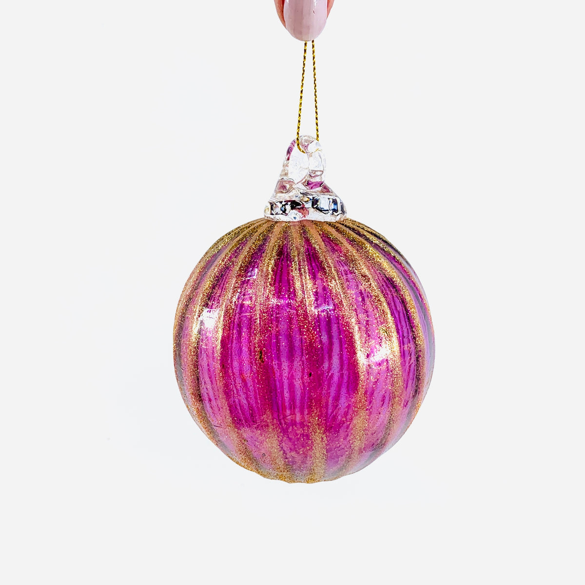 Magenta Shimmer Ornament