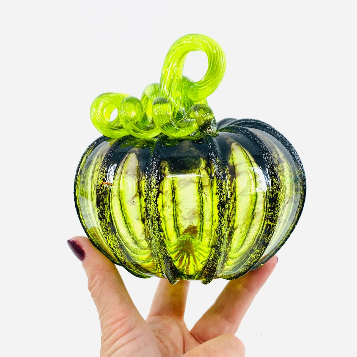 Daily Pumpkin 3889 Fall Squat Gabby Luke Adams Glass Blowing Studio 