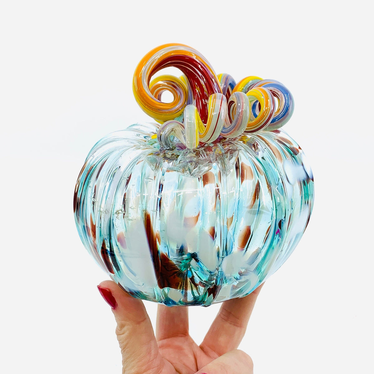 Daily Pumpkin 3688 Squat Gabby Luke Adams Glass Blowing Studio 