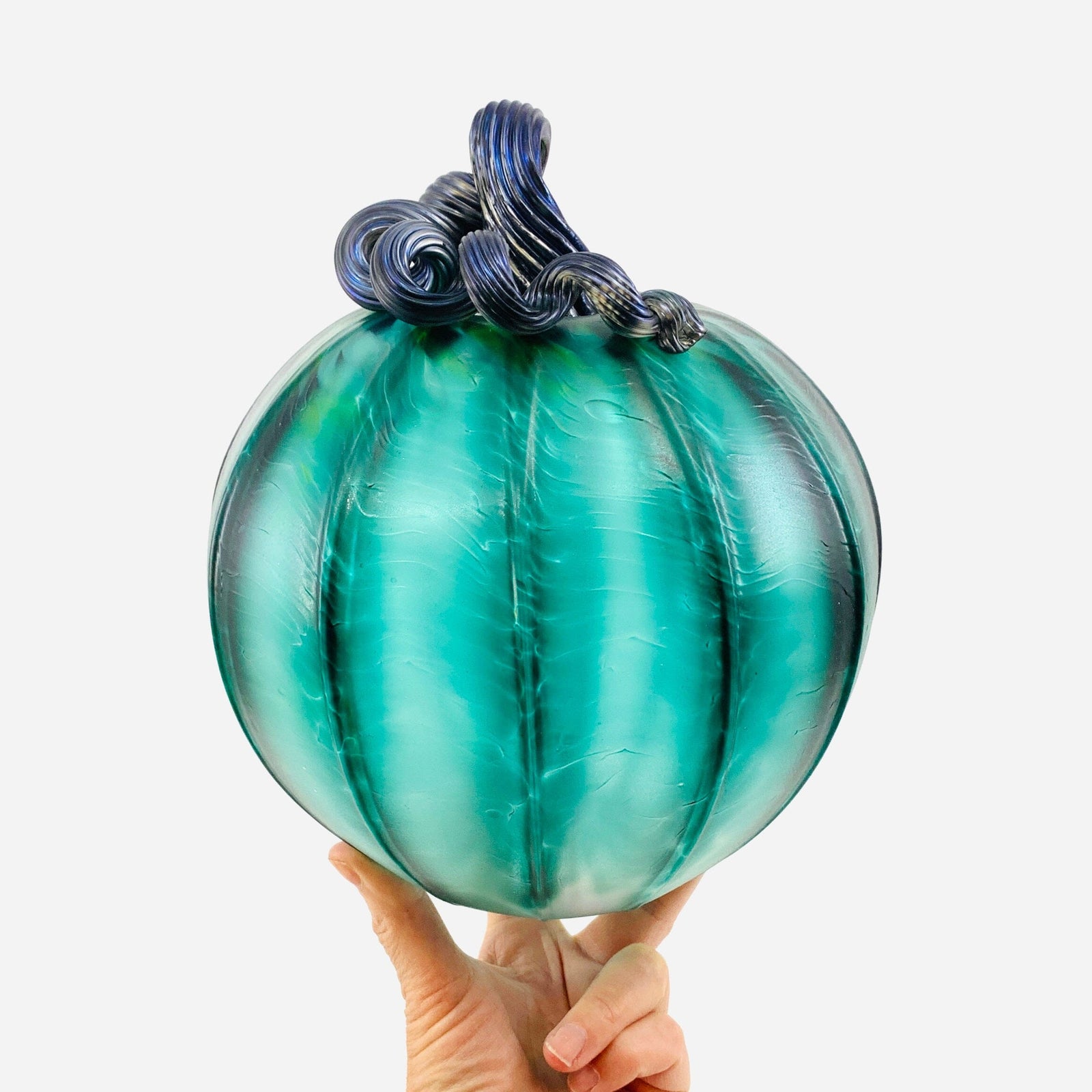 Daily Pumpkin 666 Coastal Matte Large Gabby Luke Adams Glass Blowing Studio 