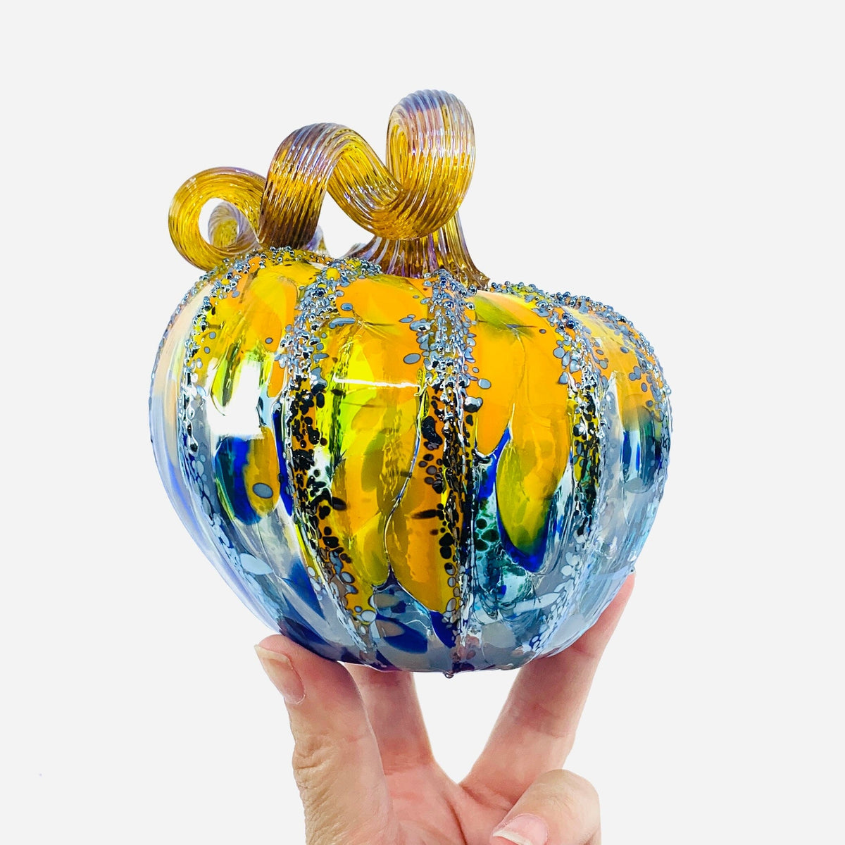 Daily Pumpkin 2987 Oops Squat Gabby Luke Adams Glass Blowing Studio 