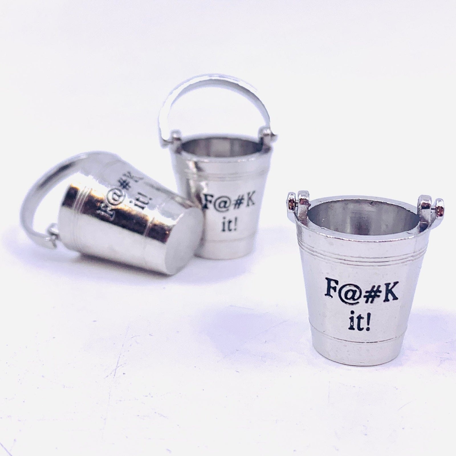 F@#k it! Bucket Pocket Charm PT 99 Miniature GANZ 