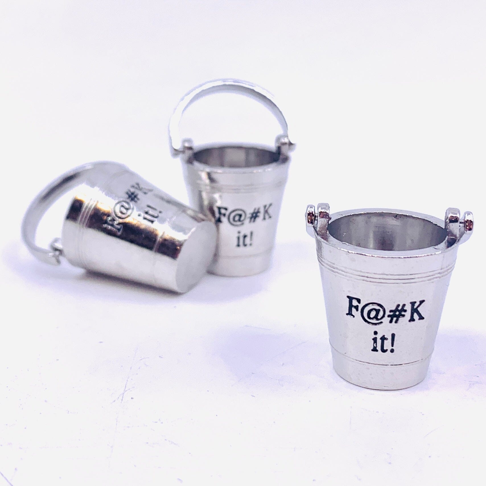 F@#k it! Bucket Pocket Charm PT 99 Miniature GANZ 