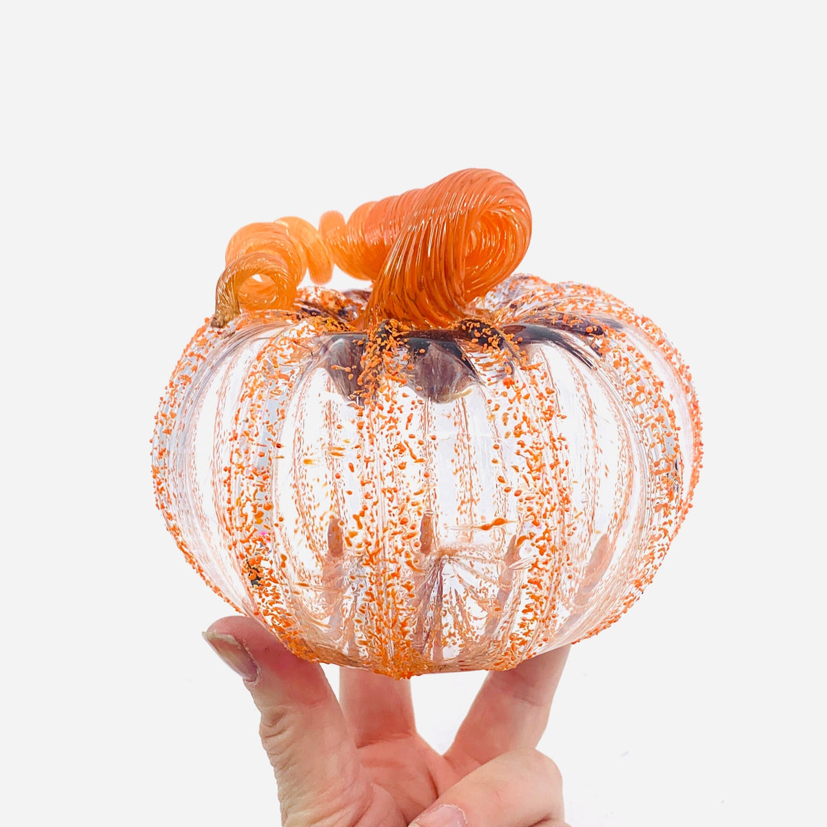 Daily Pumpkin 3464 Squat Gabby Luke Adams Glass Blowing Studio 