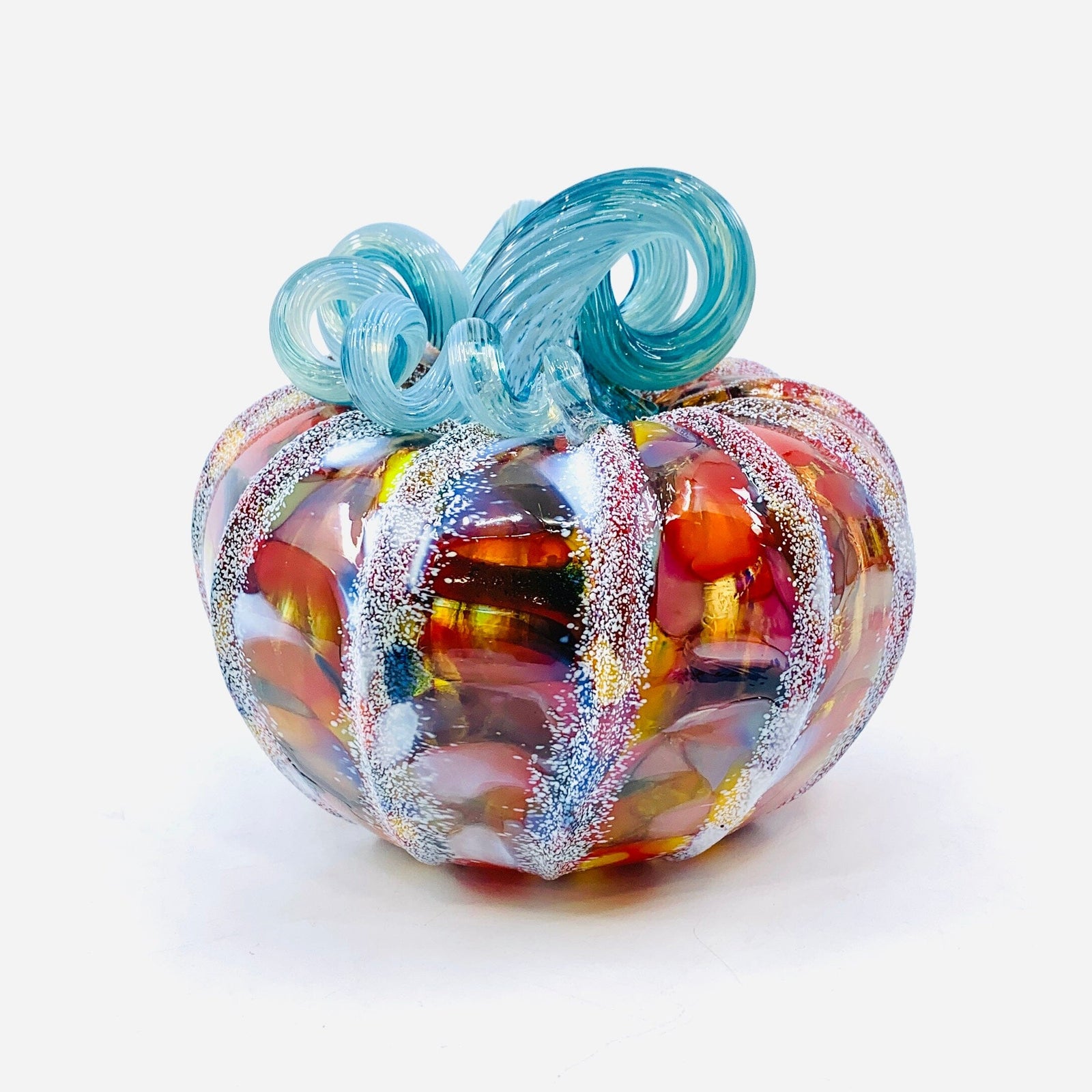 Daily Pumpkin 1737 Holiday Snowfall Squat Gabby Luke Adams Glass Blowing Studio 