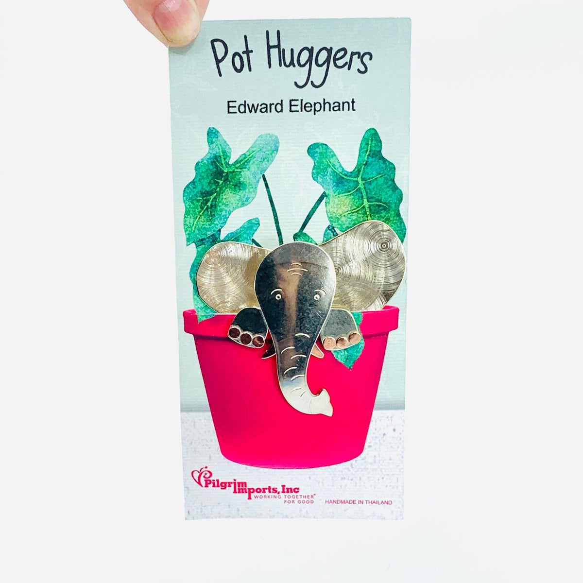 Plant Huggers 35, Edward Elephant Miniature Pilgrim Imports 