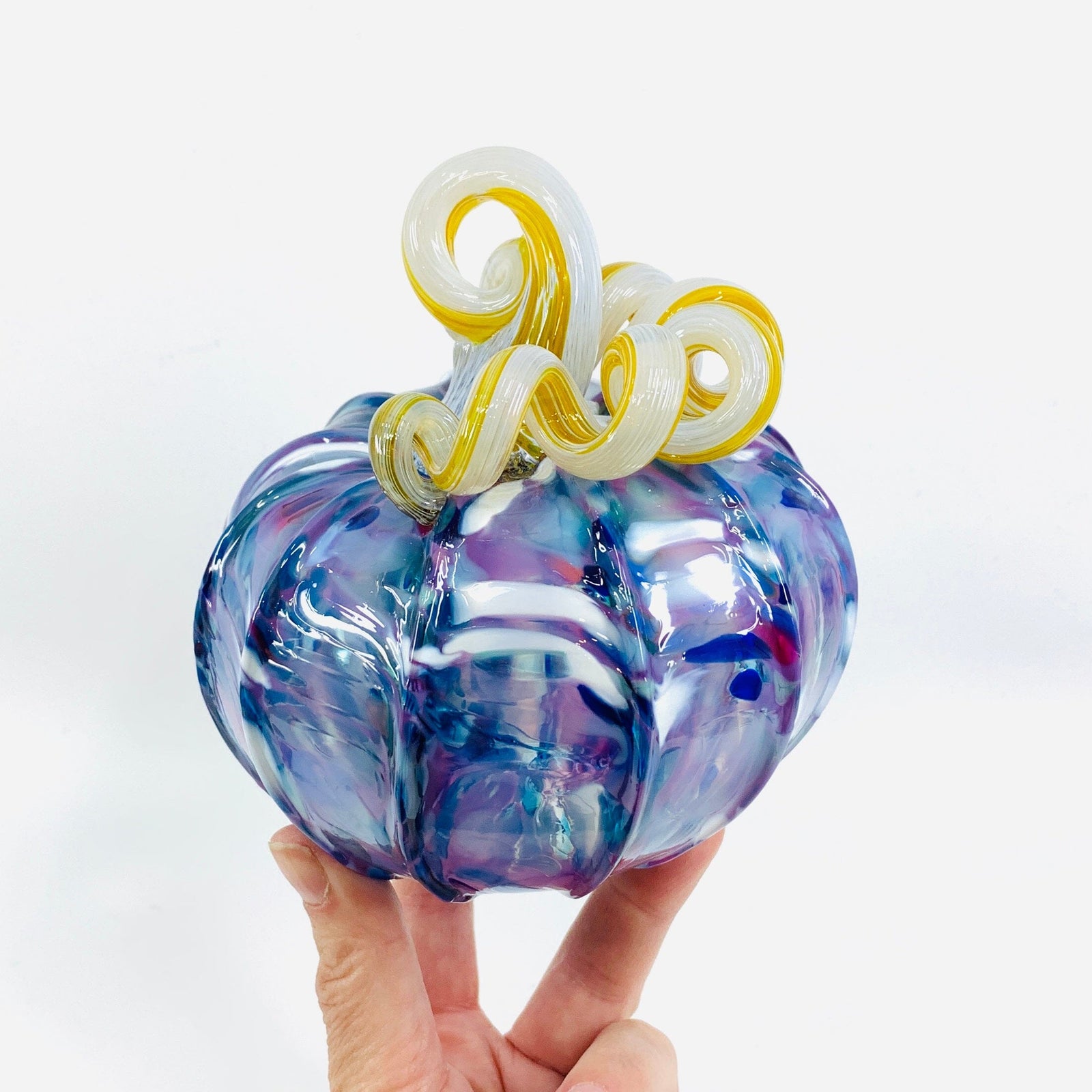 Daily Pumpkin 1035 “Oops” Squat Gabby Luke Adams Glass Blowing Studio 