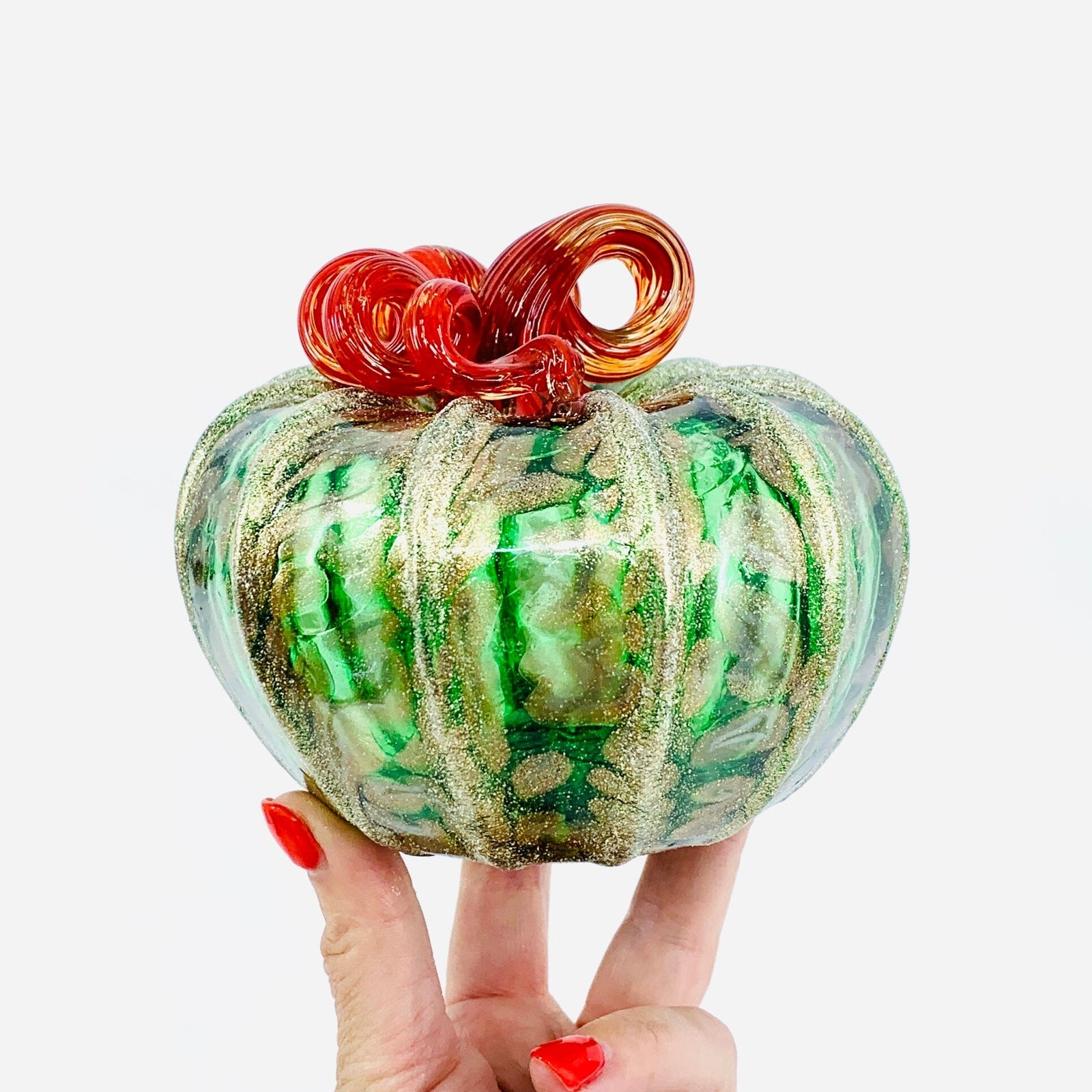 Daily Pumpkin 851 Holiday Squat Gabby Luke Adams Glass Blowing Studio 