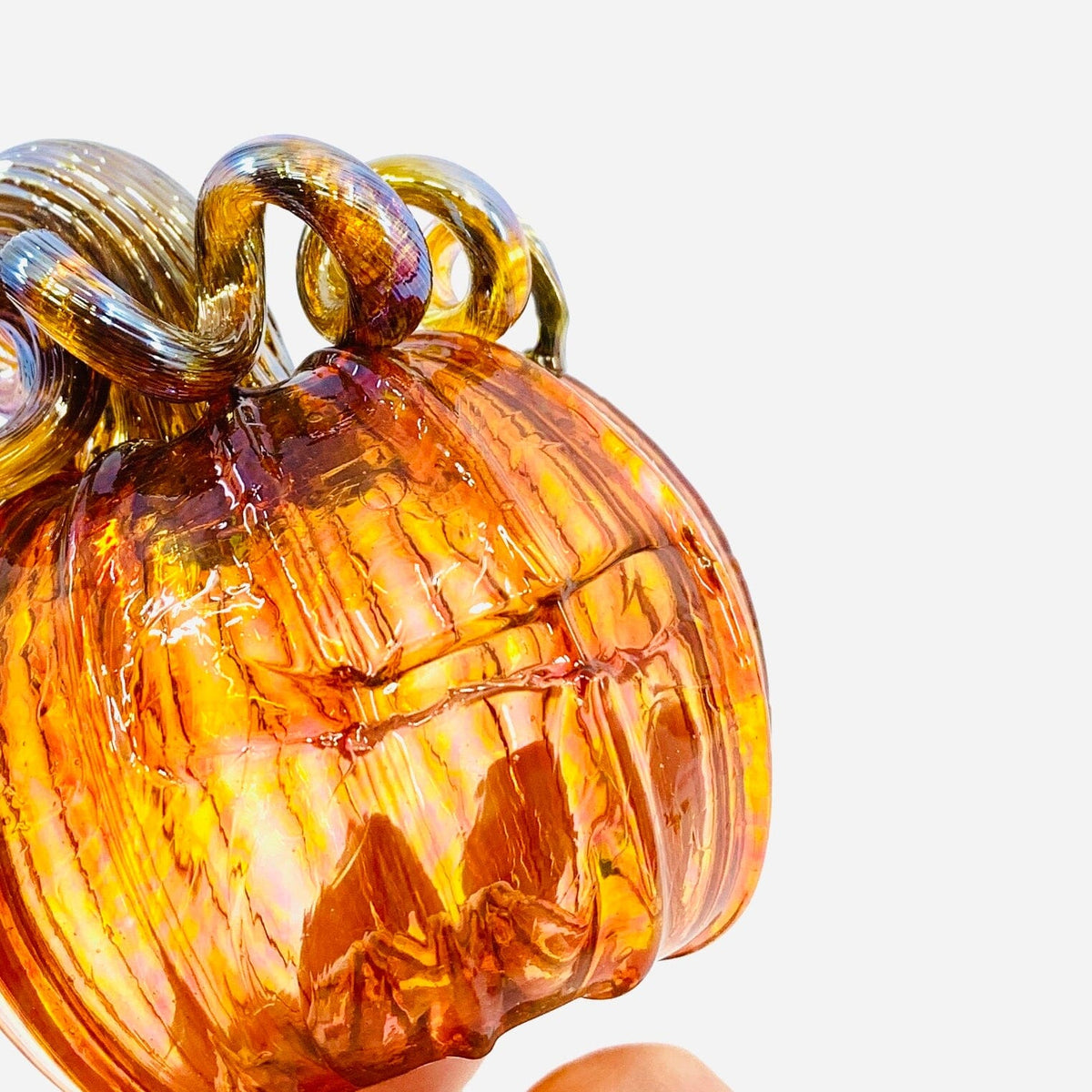 Daily Pumpkin 2869 Mini Gabby Luke Adams Glass Blowing Studio 