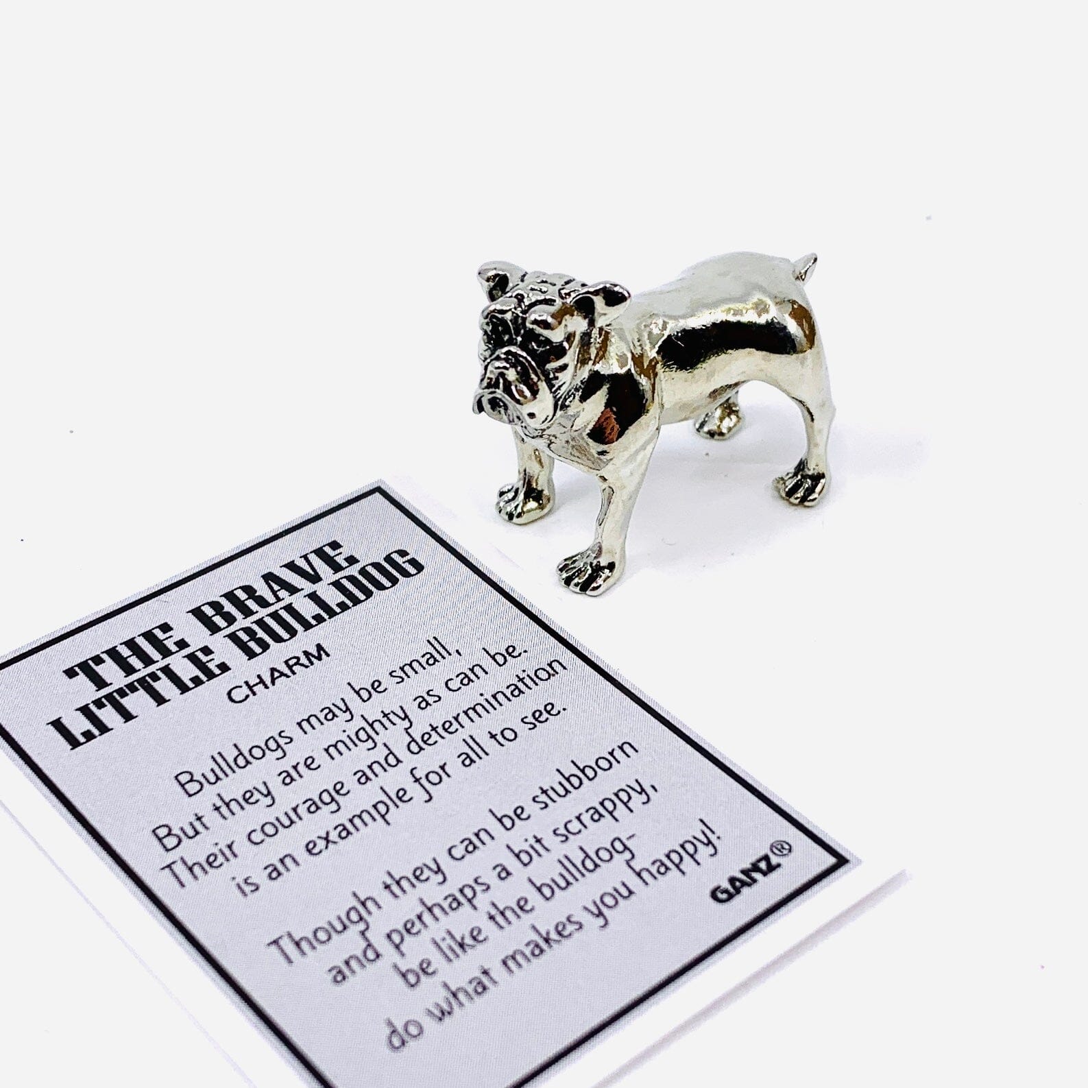 The Brave Little Bulldog Charm - PT 23 Miniature GANZ 