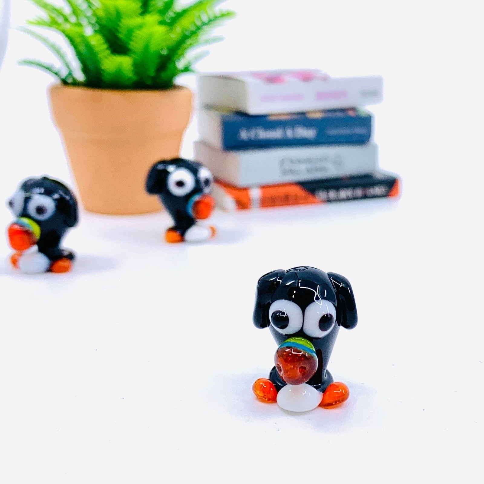 Tiny Glass Puffin 297 Miniature GANZ 