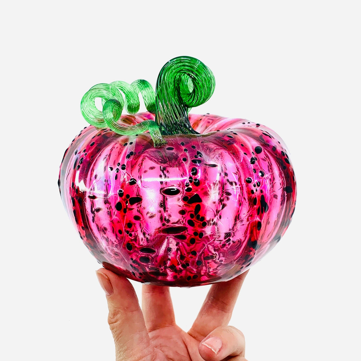 Daily Pumpkin 1186 Squat Daily Pumpkin Luke Adams Glass Blowing Studio 