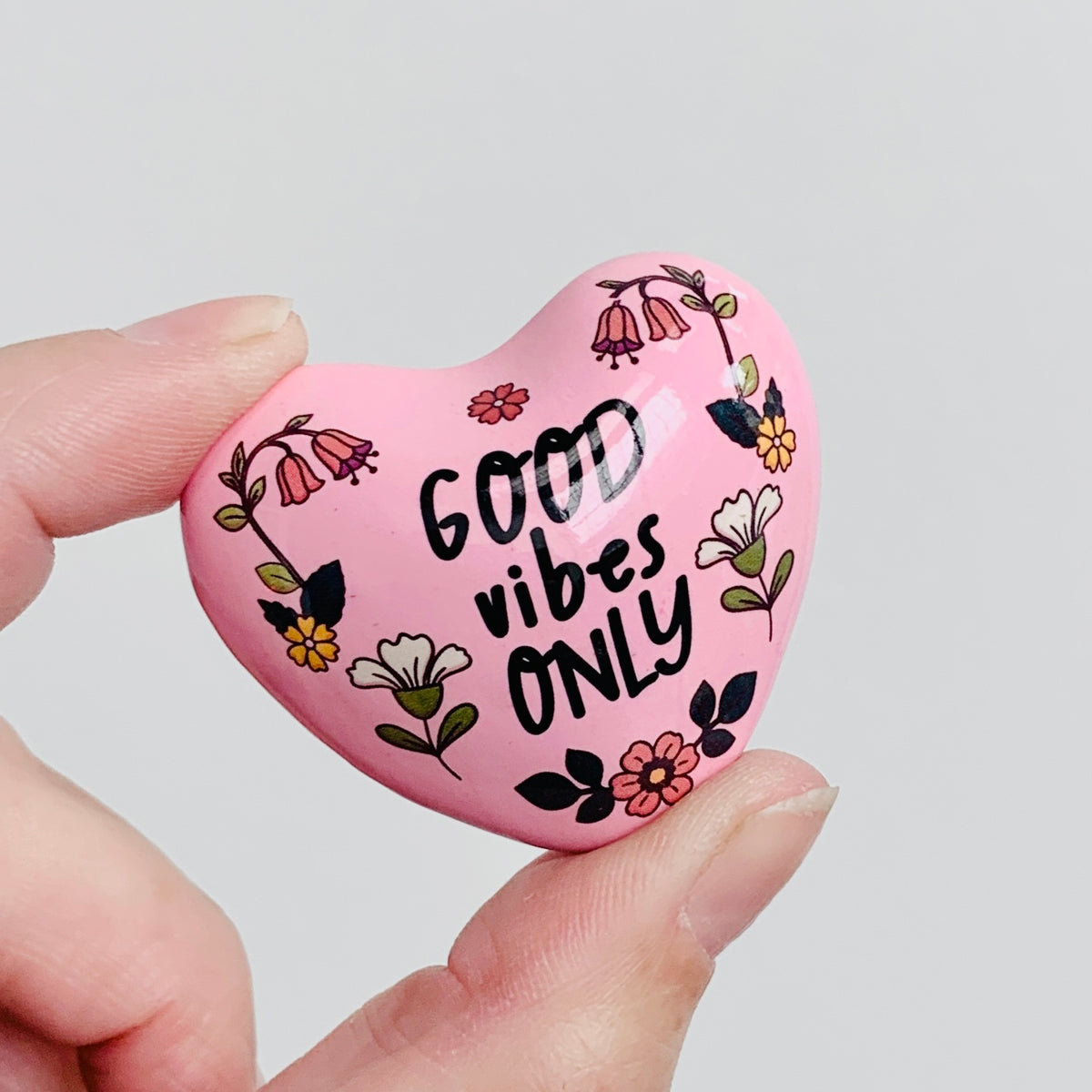 "Inspirational Words" Heart Chimes