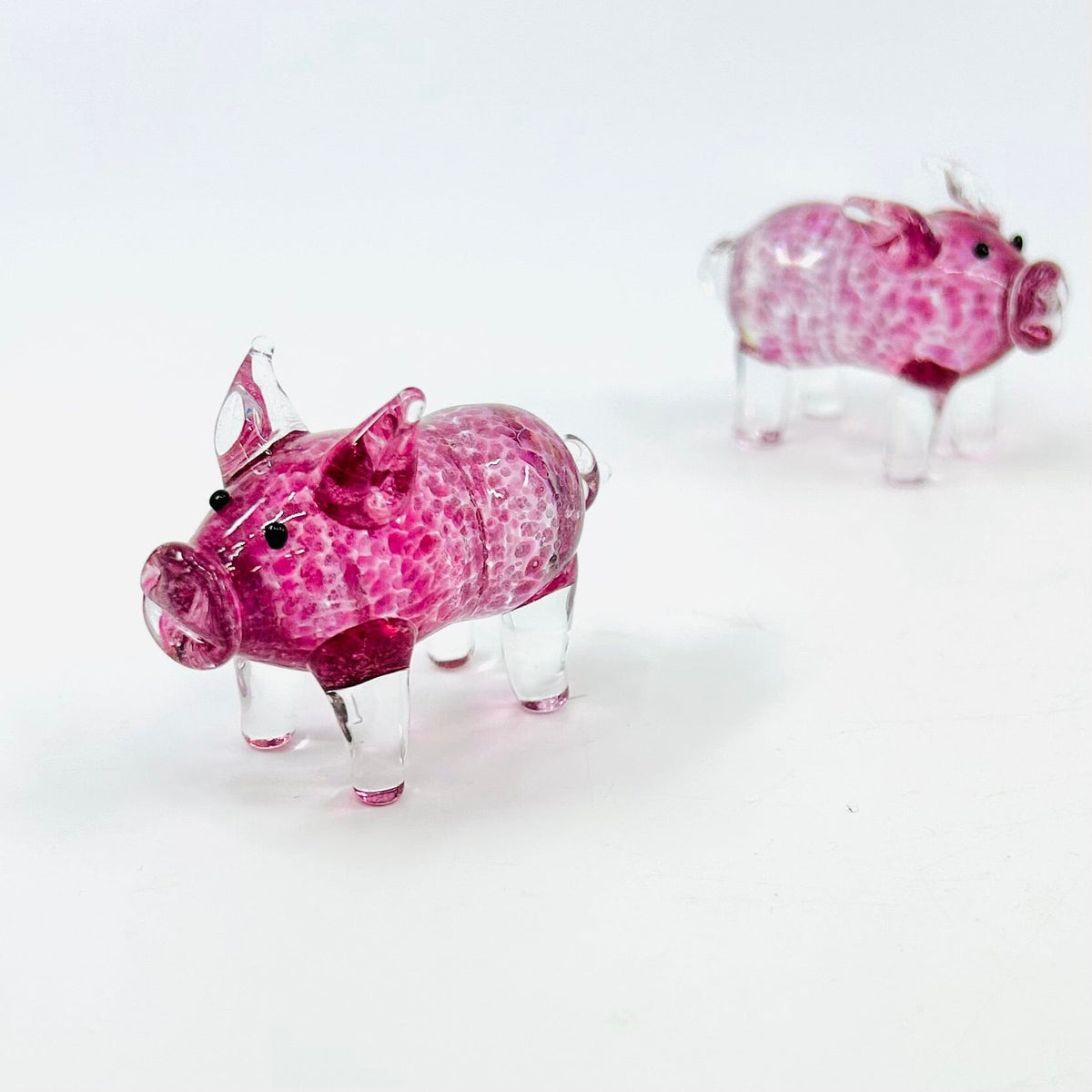 Glass Piggy Miniature - 