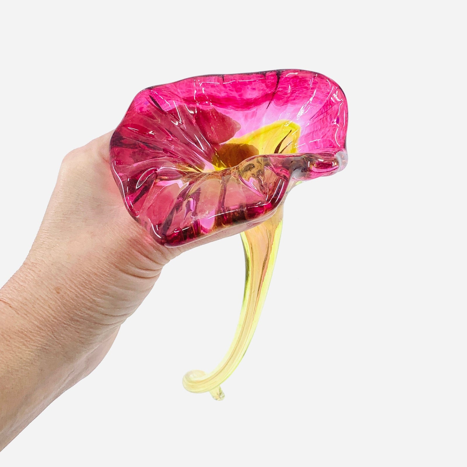 Pulled Glass Flower 23 Decor Luke Adams Glass Blowing Studio 