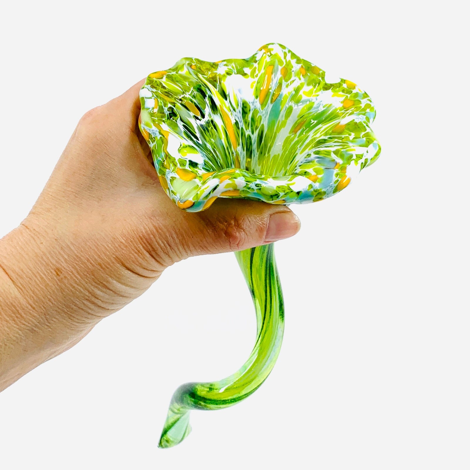 Pulled Glass Flower 58 Decor Luke Adams Glass Blowing Studio 