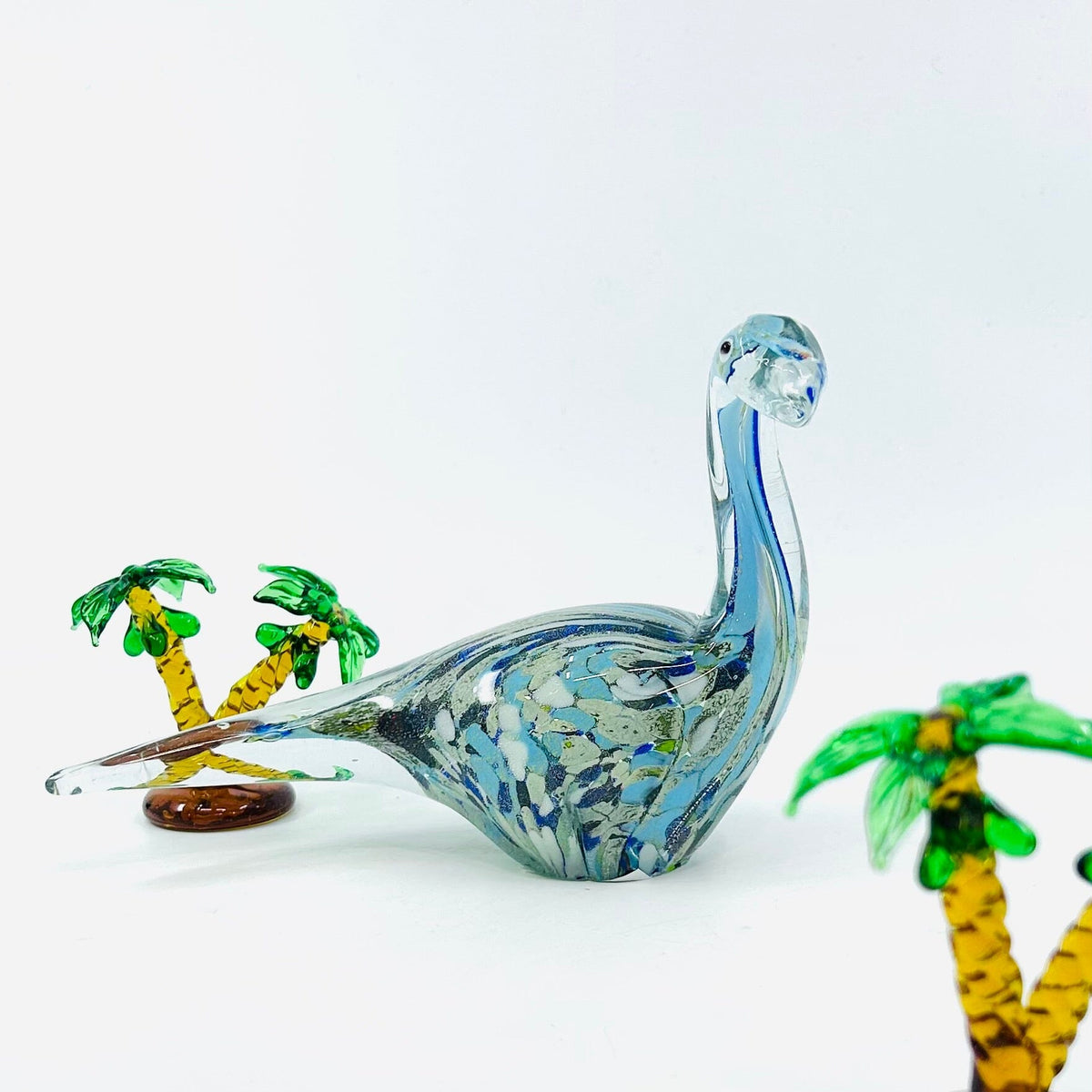 Glass Dinosaur Statue Decor Chesapeake Bay 