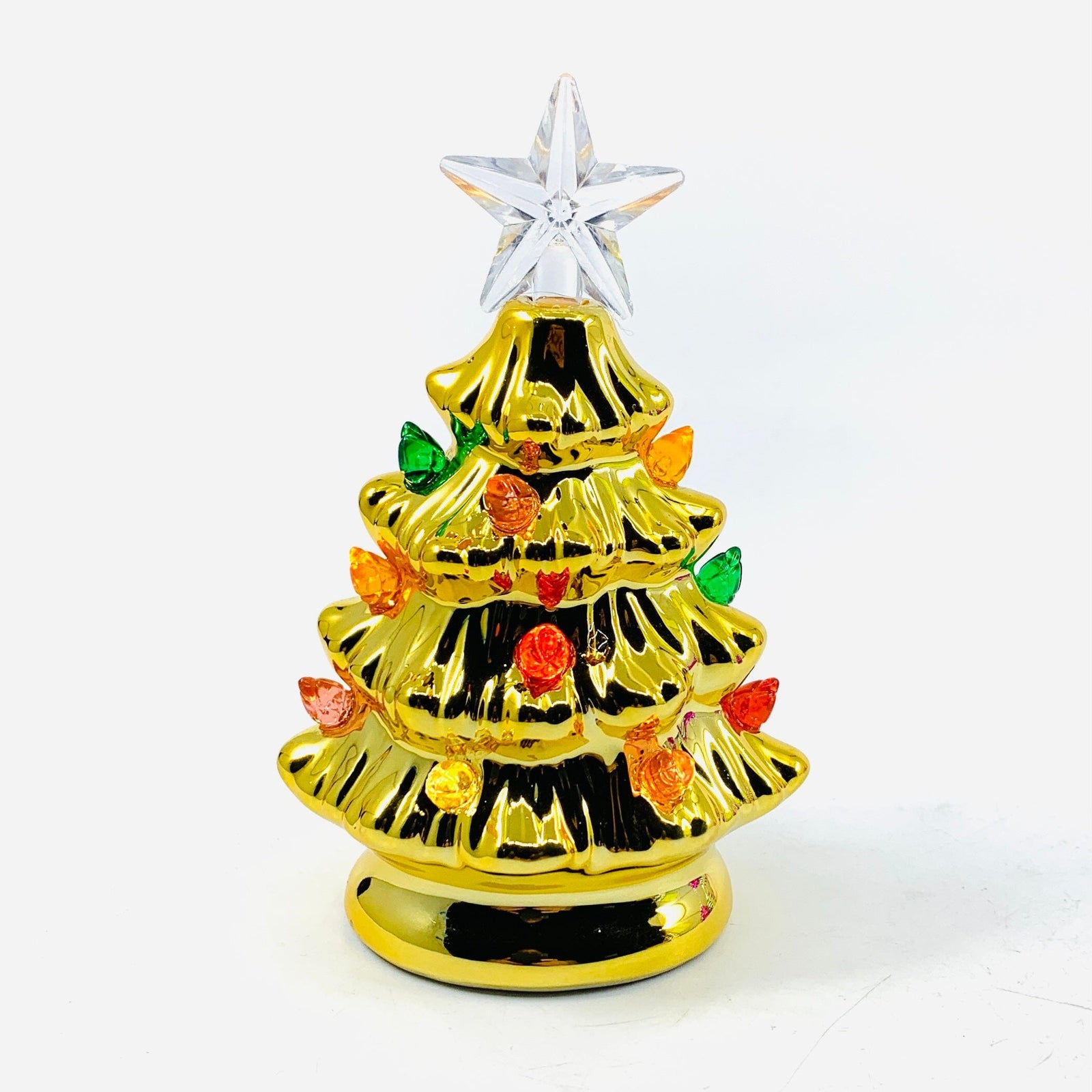 Metallic Lite-Up Tree, Gold One Hundred 80 Degrees 