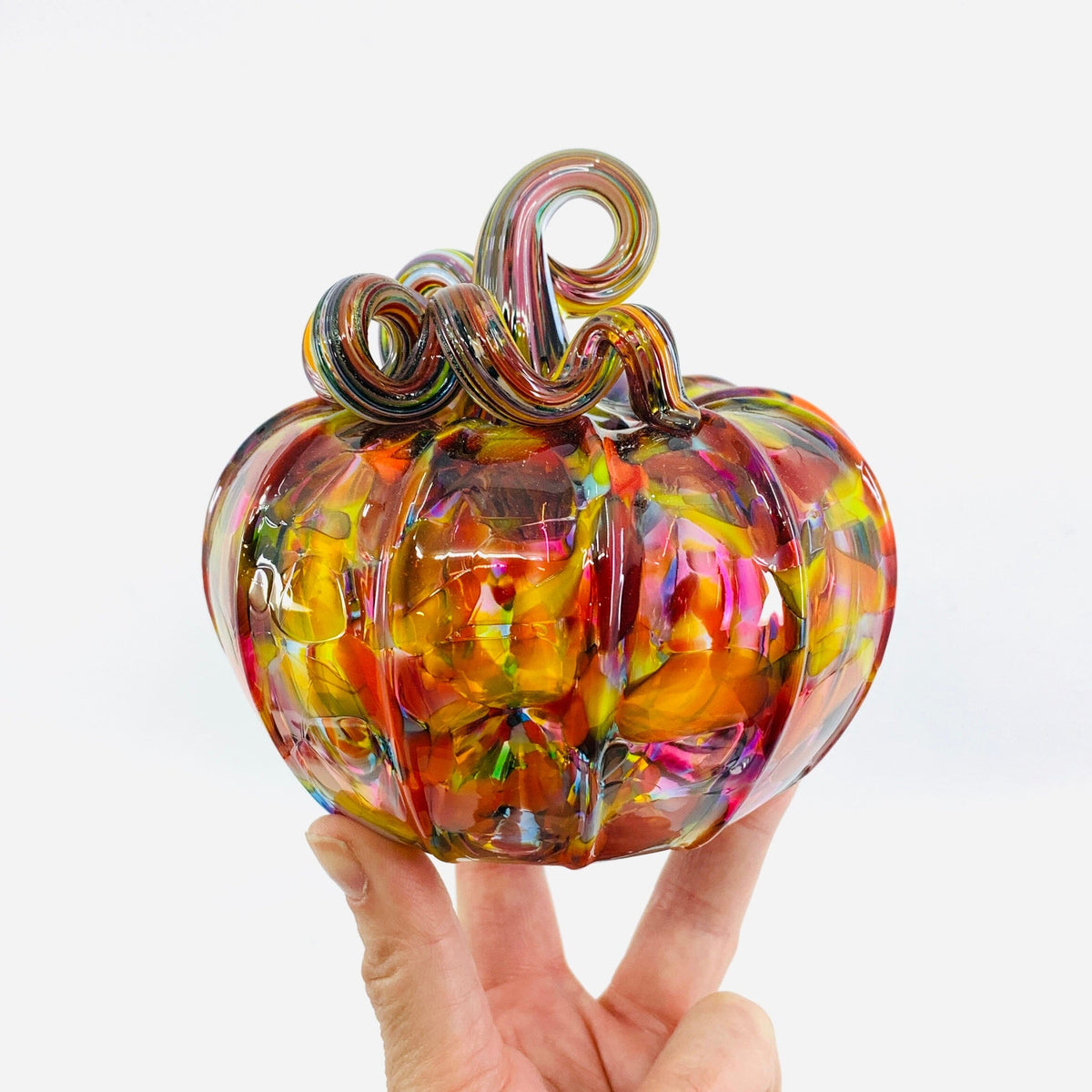 Daily Pumpkin 1027 Squat Gabby Luke Adams Glass Blowing Studio 