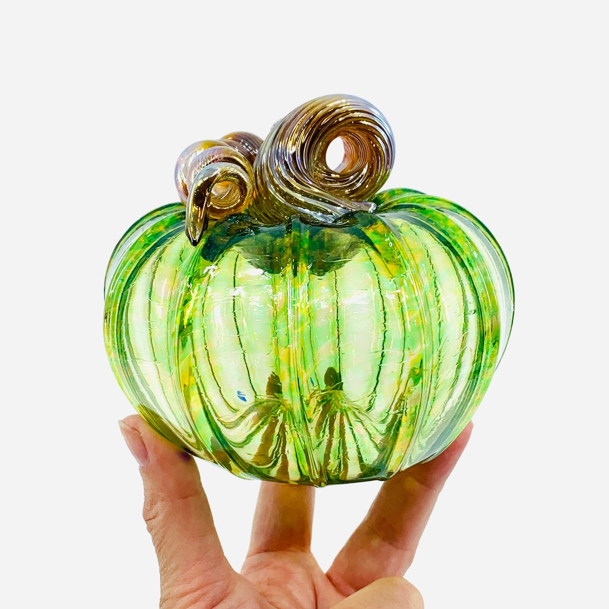 Daily Pumpkin 2338 Squat Gabby Luke Adams Glass Blowing Studio 