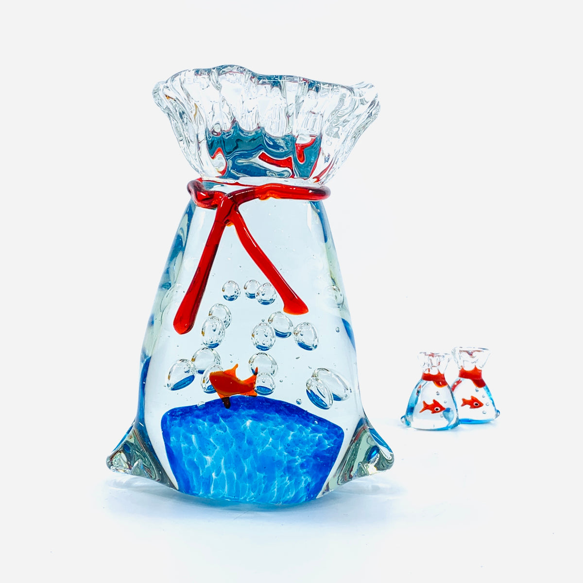 Goldfish in a Bag Paperweight