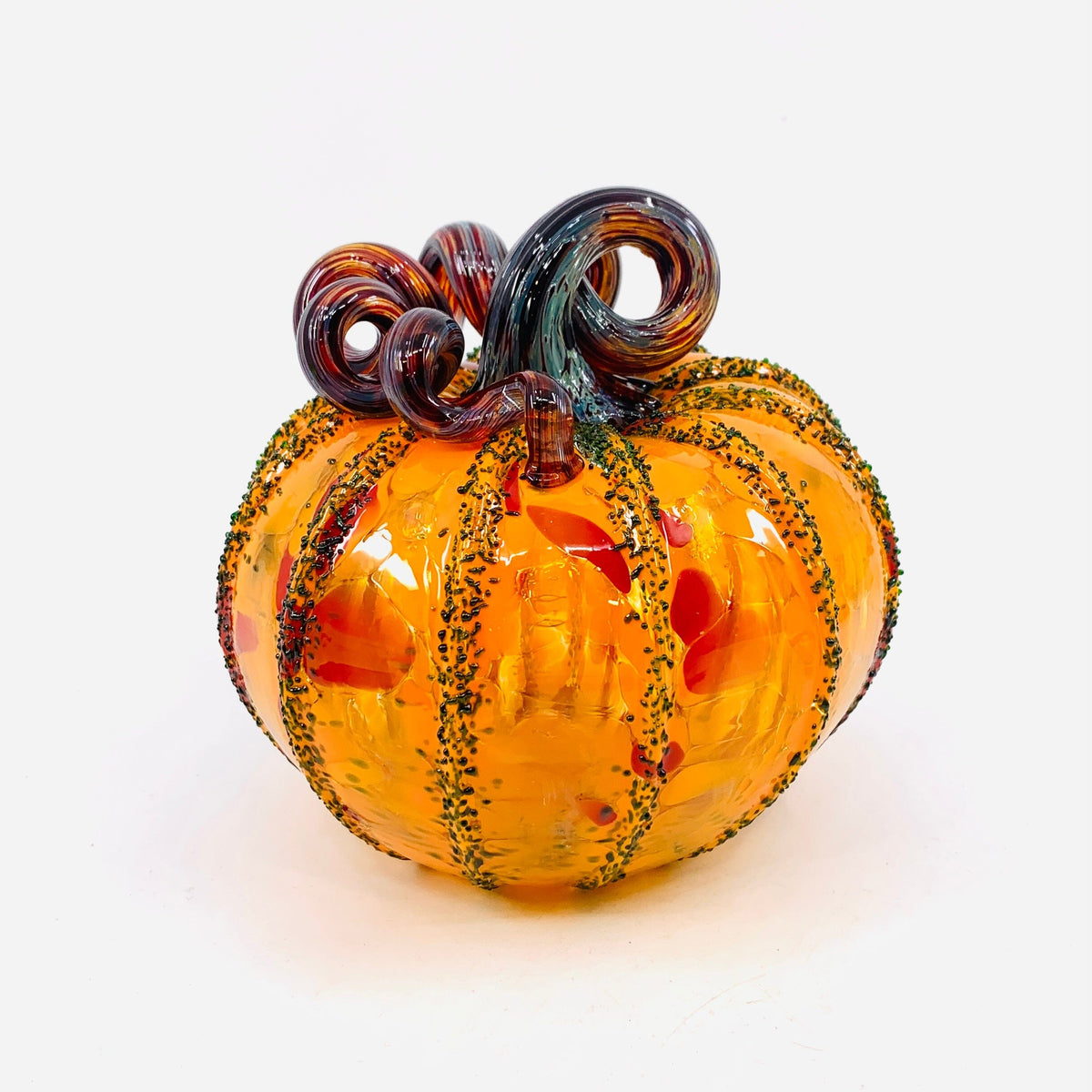 Daily Pumpkin 1432 Holiday Squat Gabby Luke Adams Glass Blowing Studio 