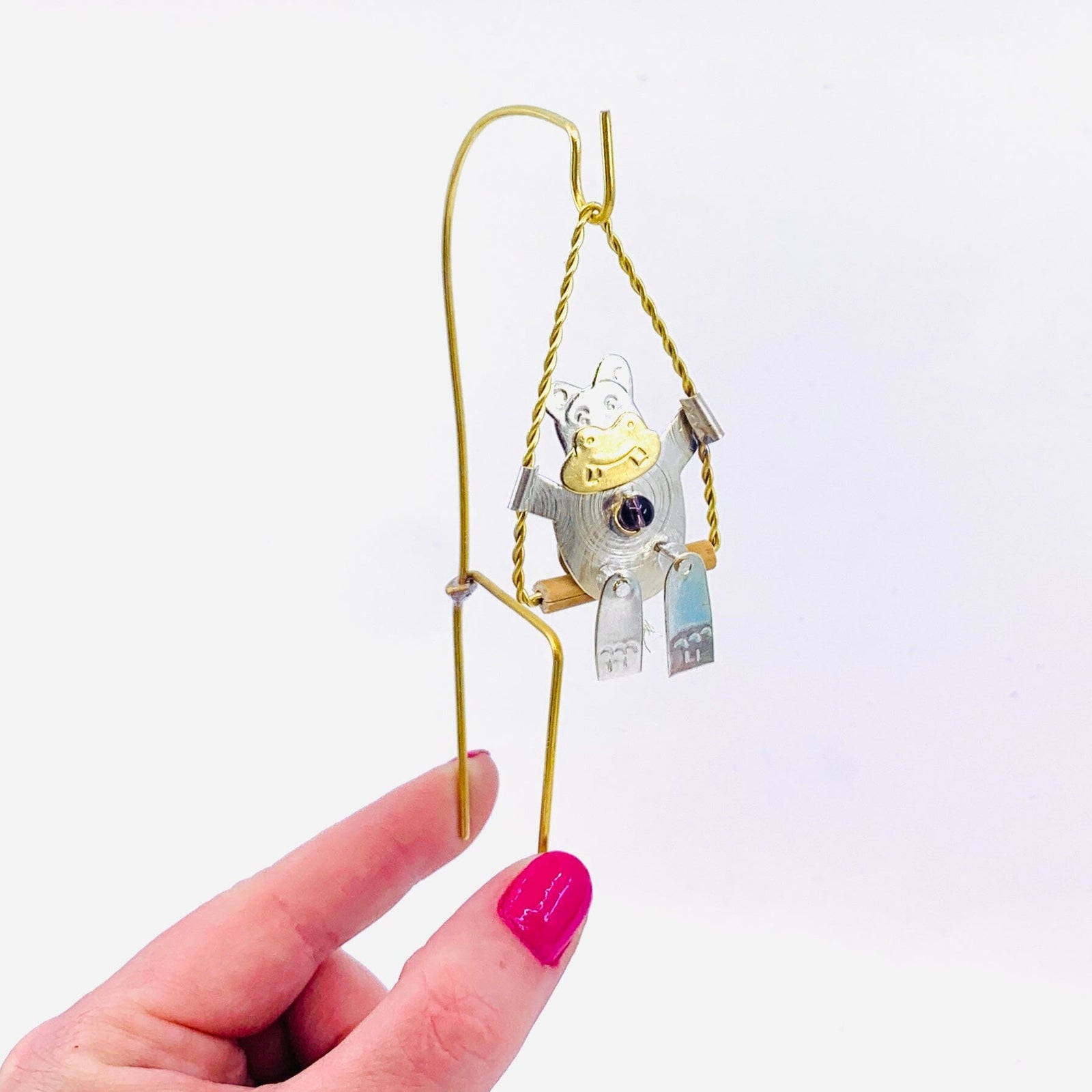 Plant Hangers 8, Teeny Hippo Miniature Pilgrim Imports 