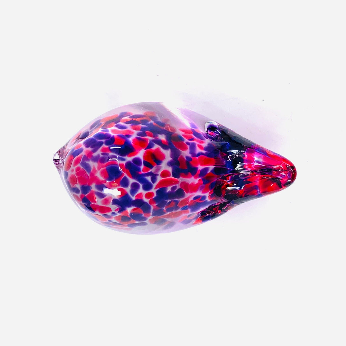 Little Glass Bird, Hibiscus Confetti Miniature Henrietta Glass 