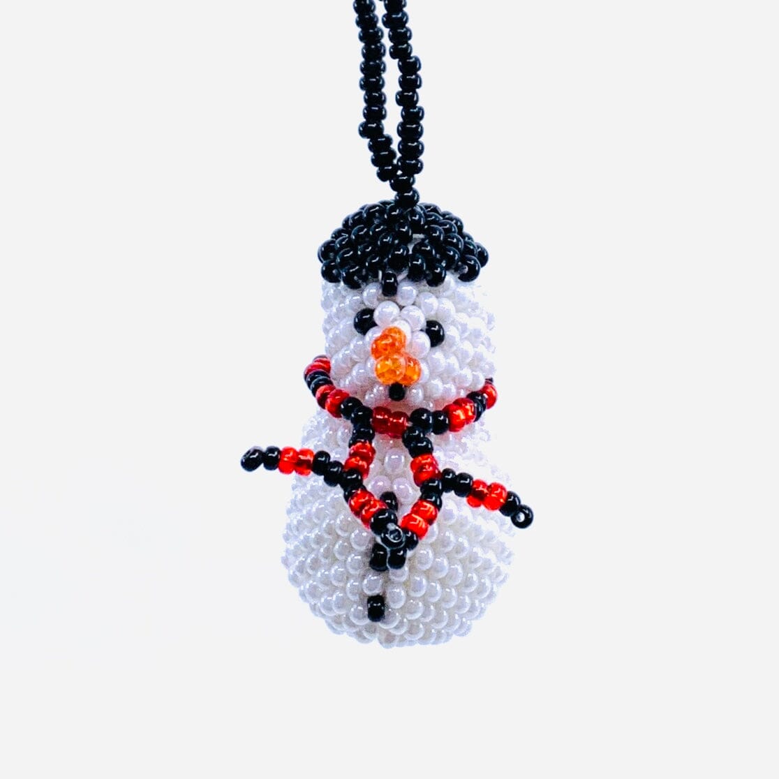 Beaded Christmas Ornament 3, Snowman Ornament Pichincha 