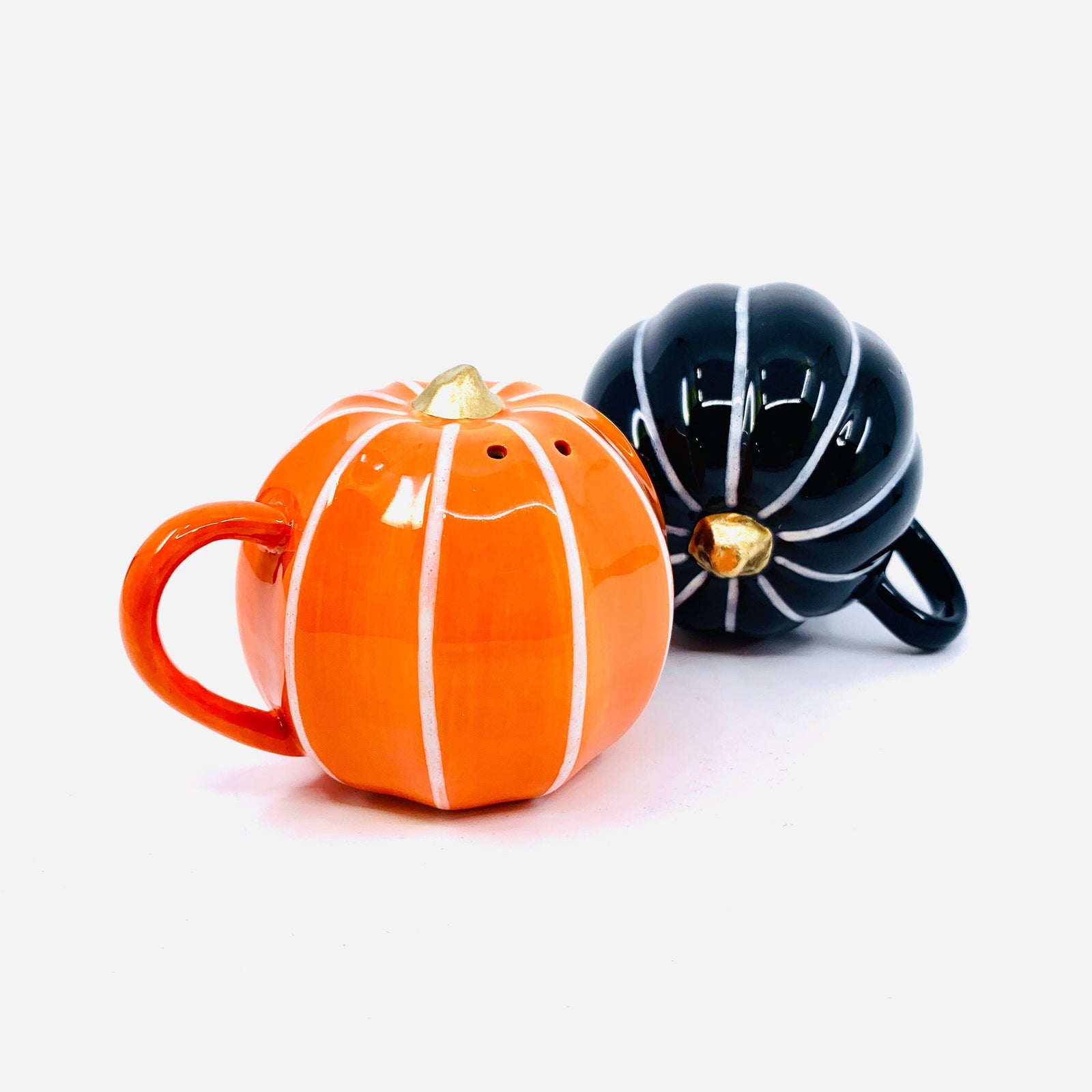 Pumpkin Mug Salt and Pepper Shakers COSMOS 