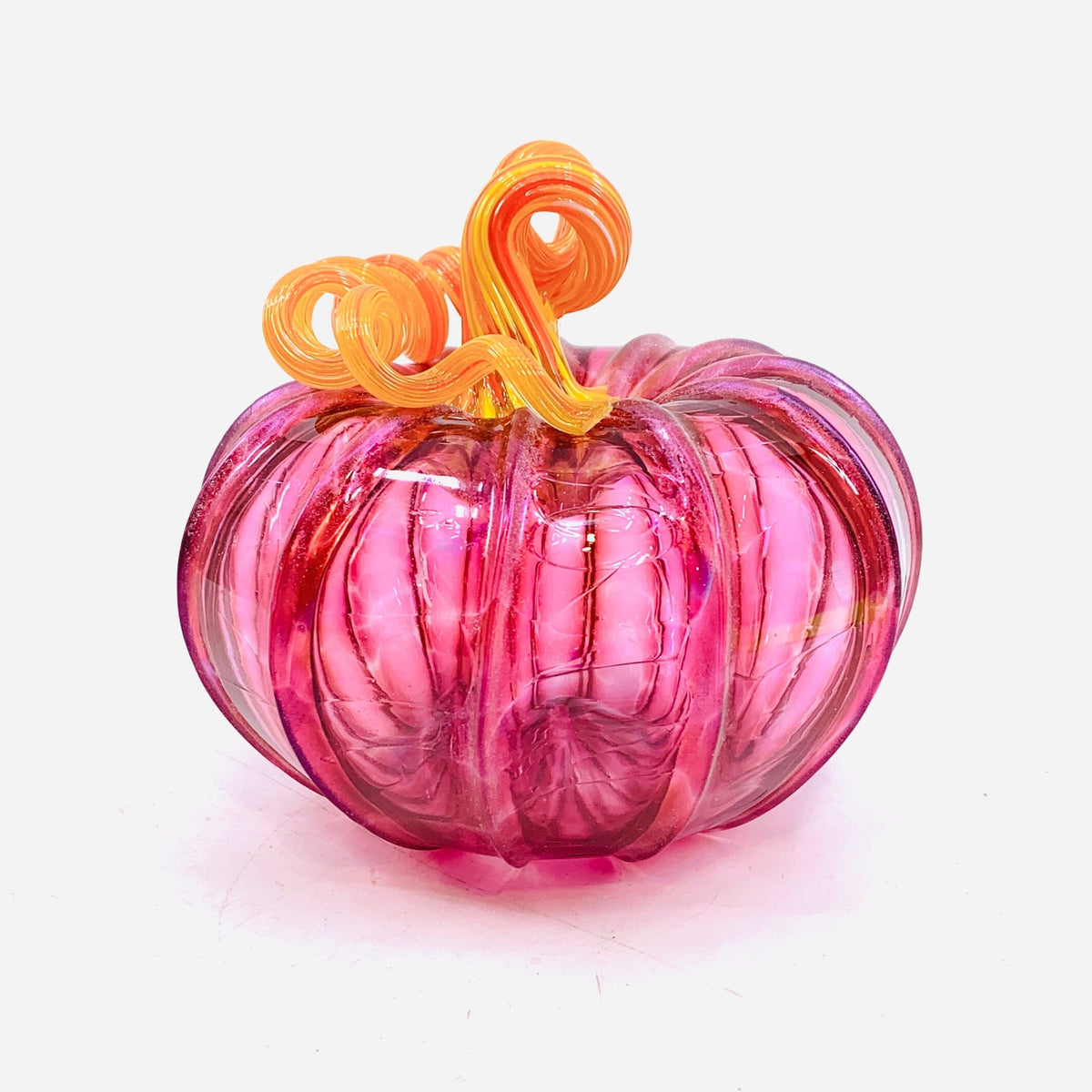 Daily Pumpkin 1279 Shimmer Squat Daily Pumpkin Luke Adams Glass Blowing Studio 